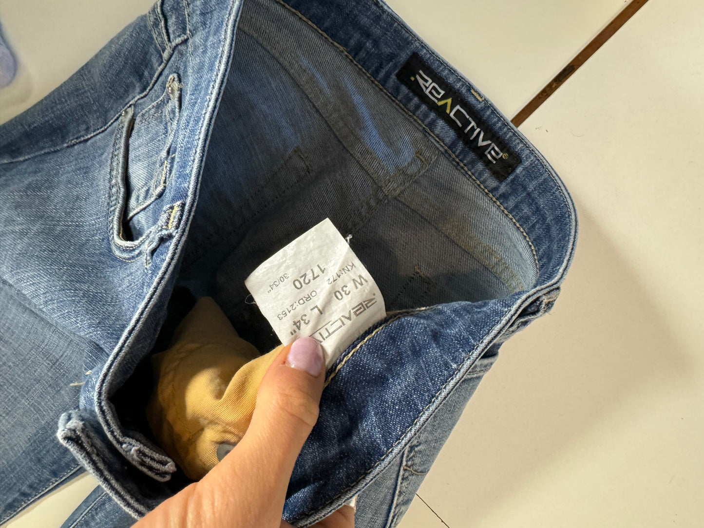 Lågmidjade jeans stl: S