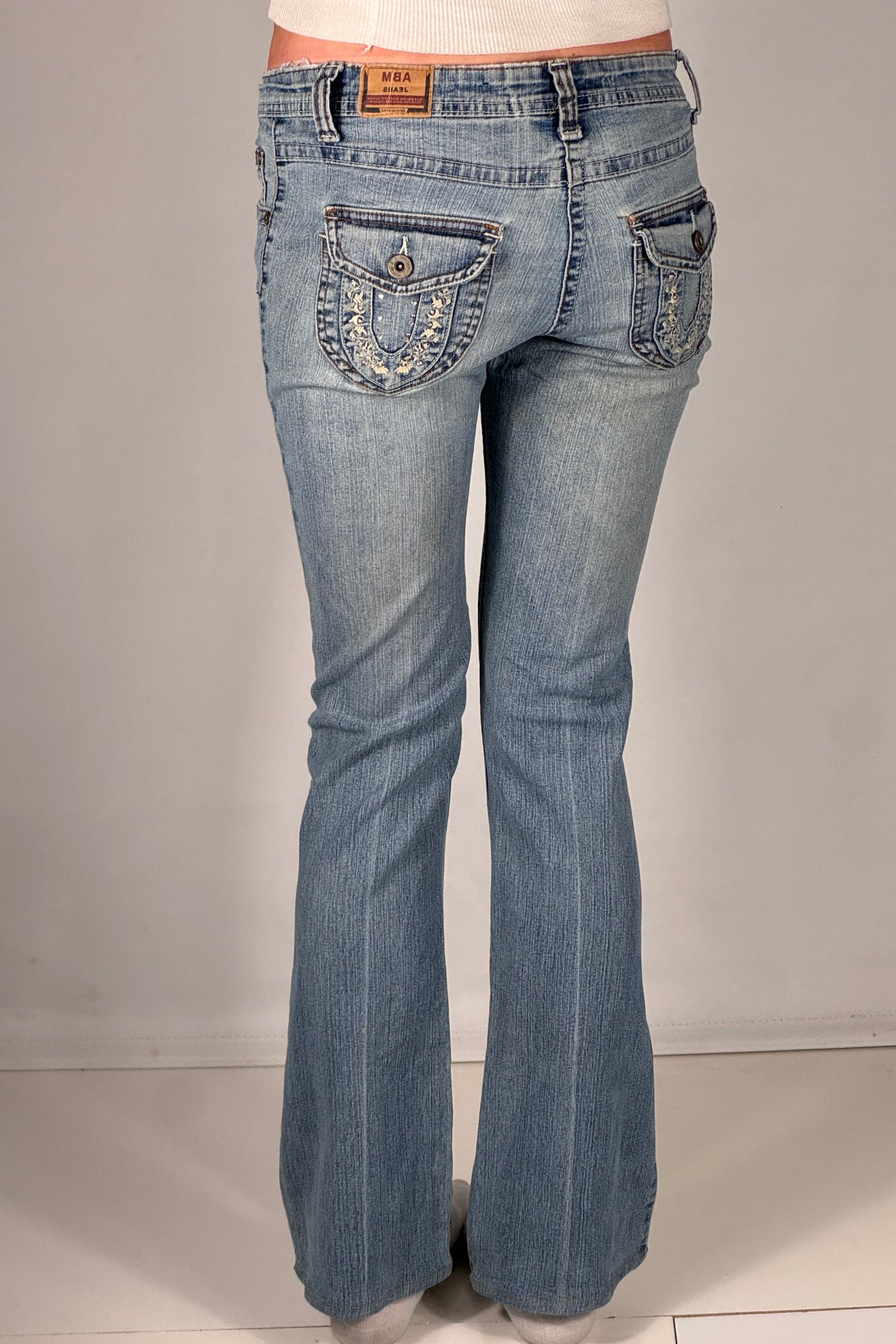 Lågmidjade jeans stl: S