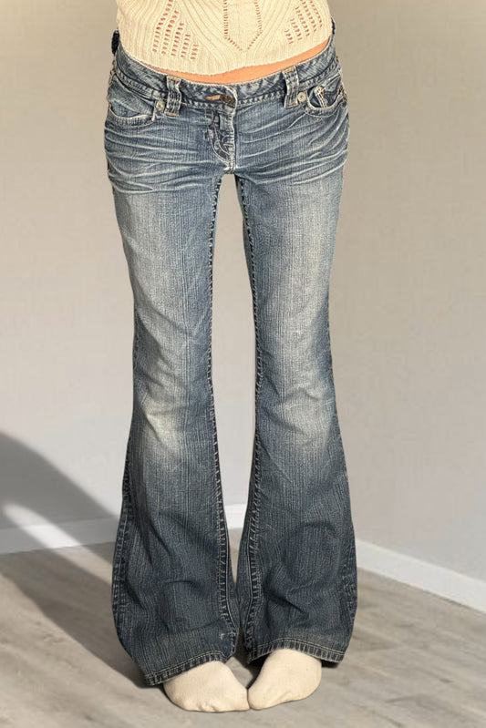 Lågmidjade jeans stl: M