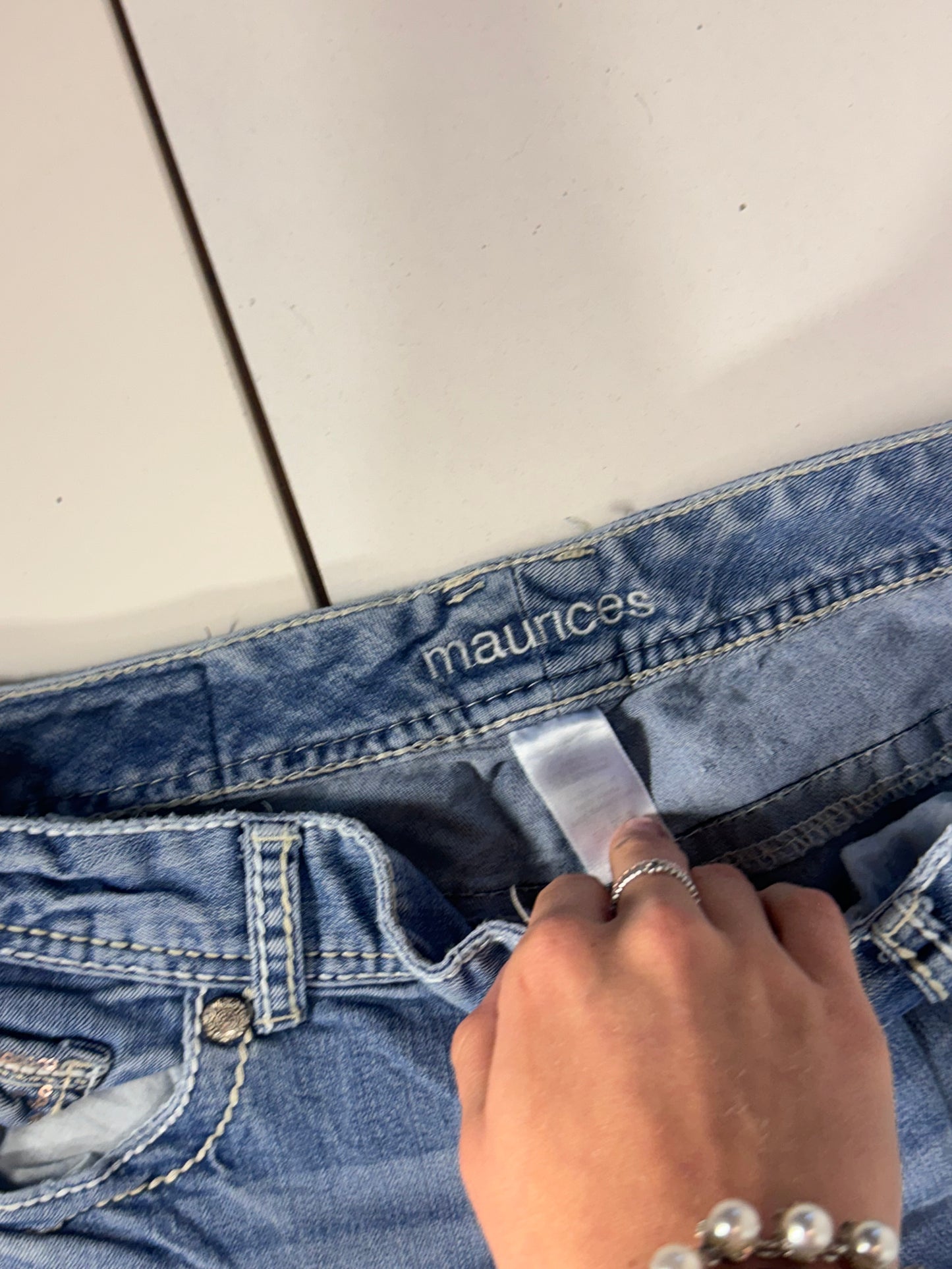Lågmidjade jeans stl: S