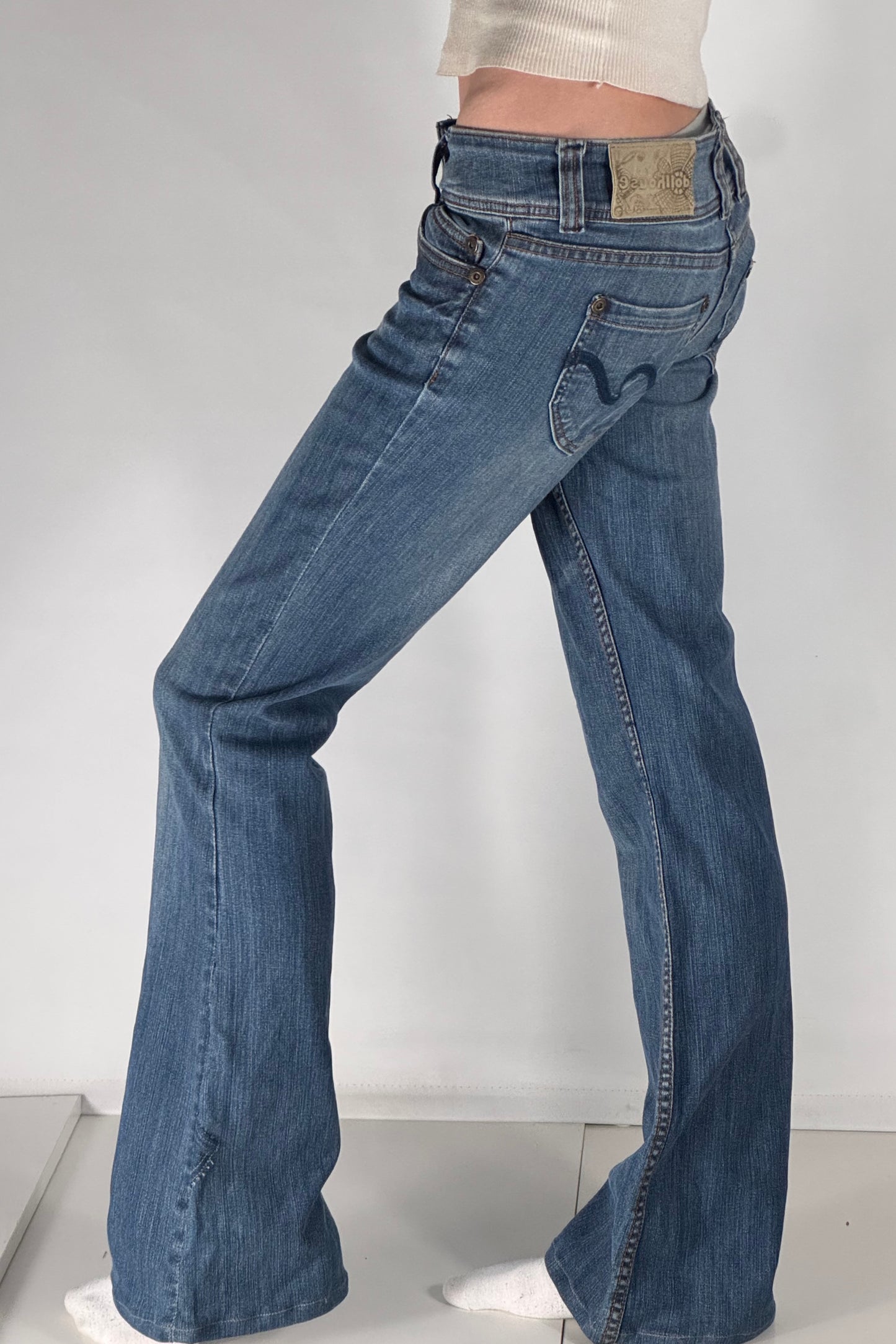 Lågmidjade jeans stl: XS/S