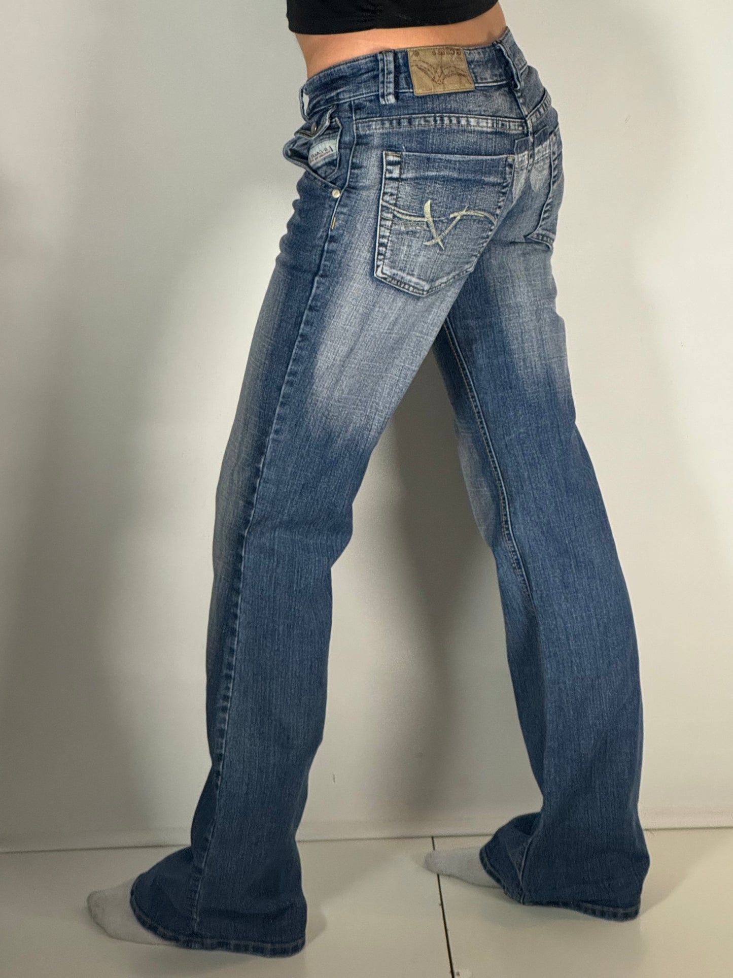 Lågmidjade jeans stl: XS