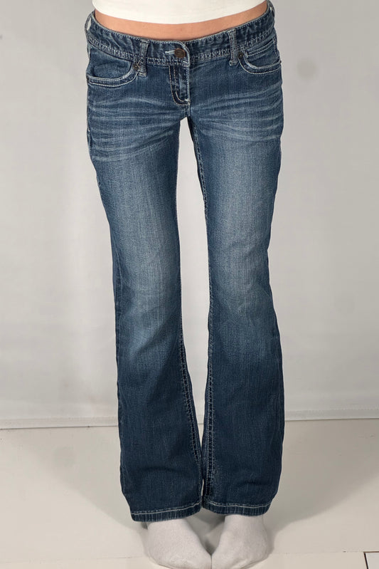 Lavtaljede jeans str: S