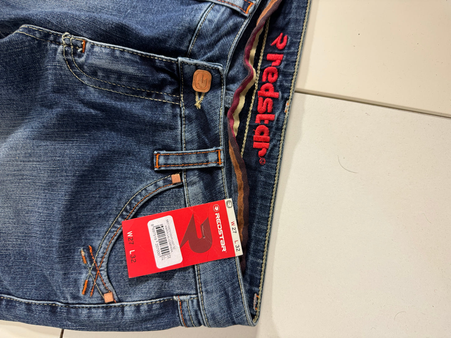 Lågmidjade jeans stl: S