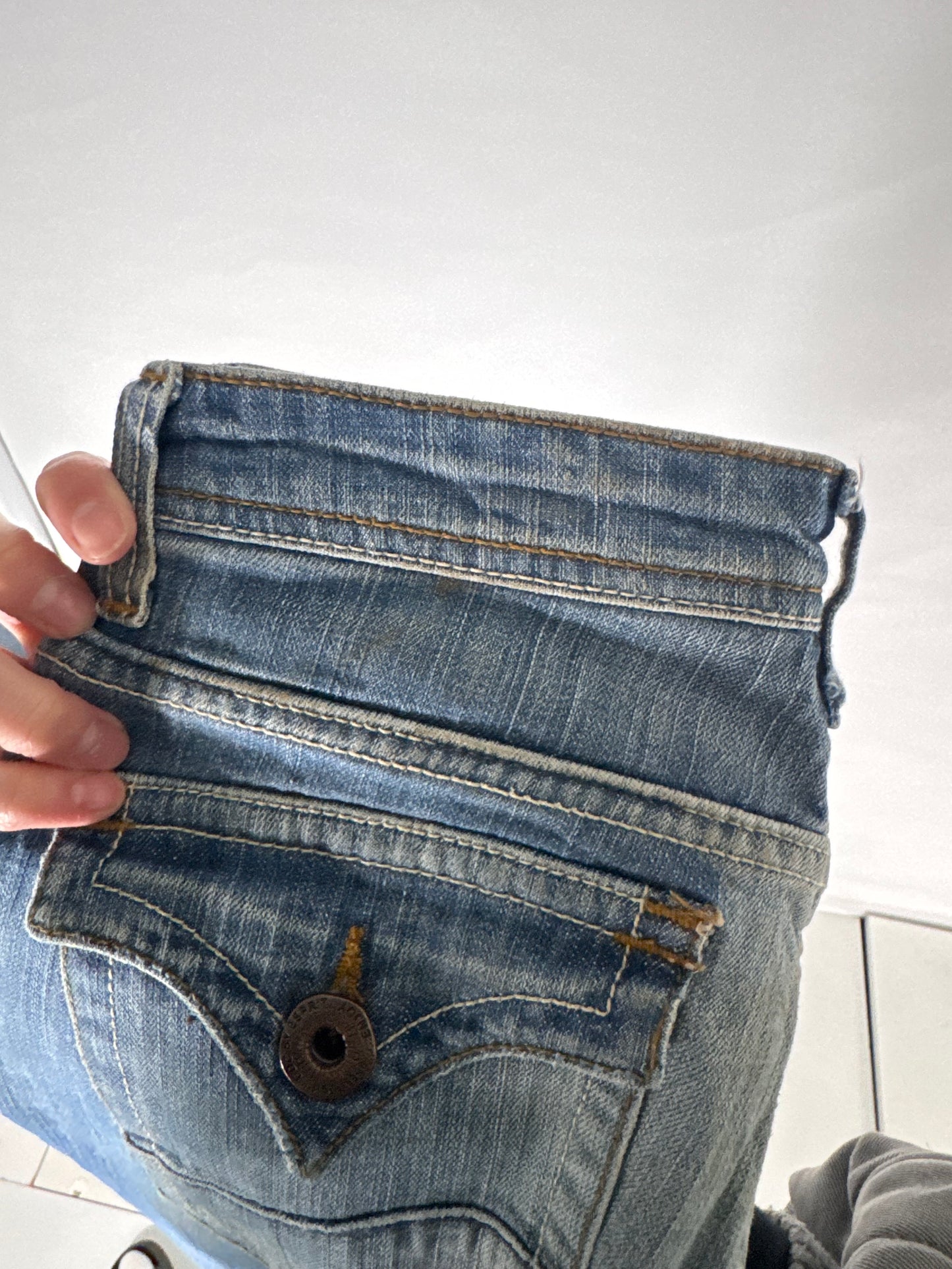 Lågmidjade jeans stl: XXS