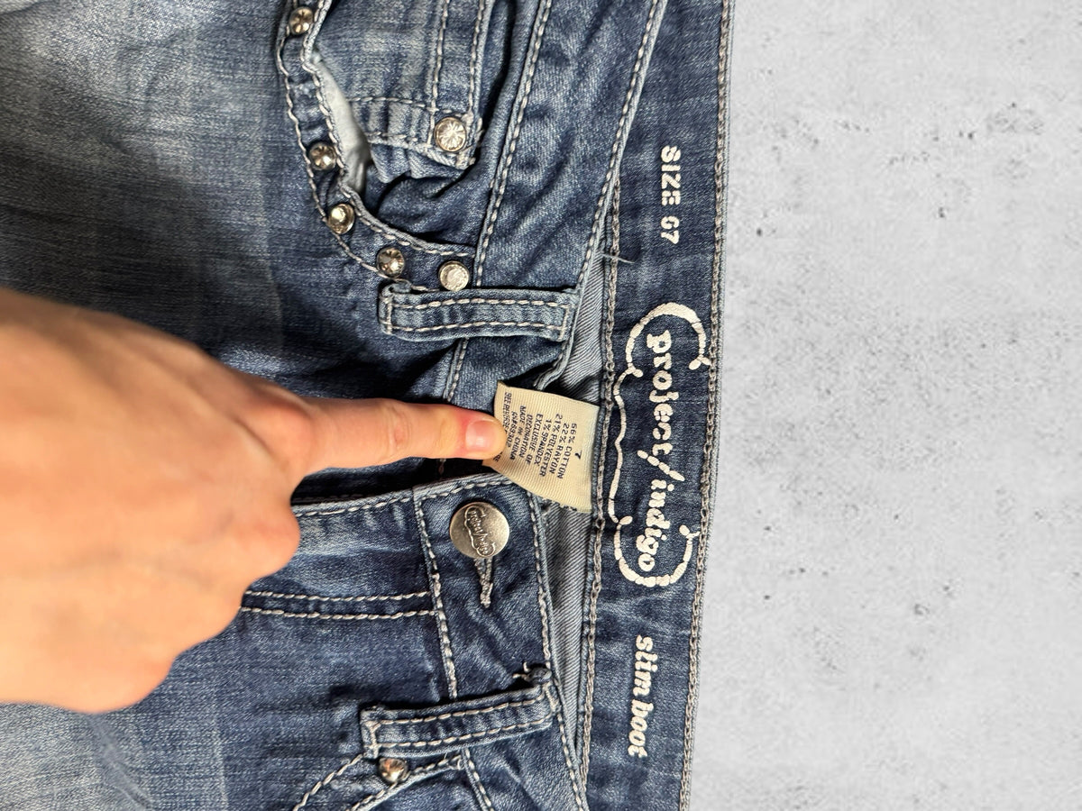 Lågmidjade jeans stl: S