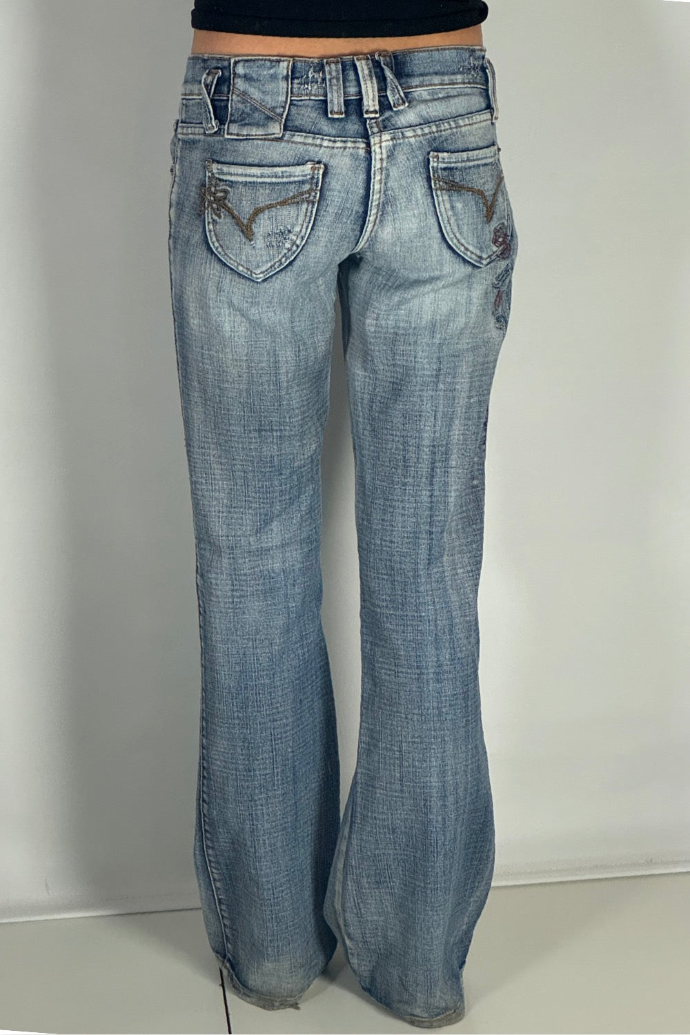 Lågmidjade jeans stl: S