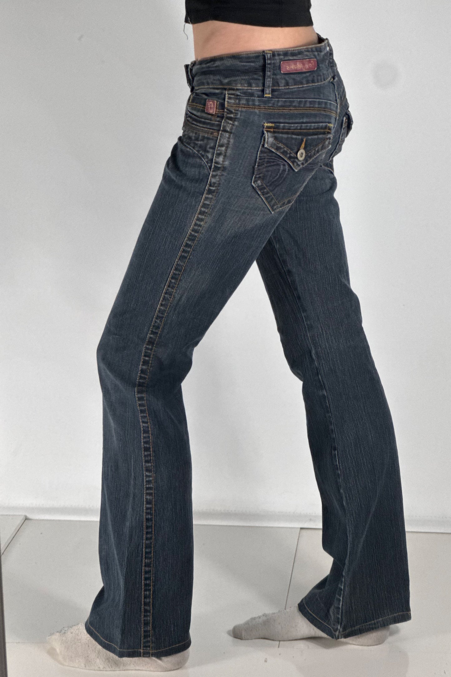 Lågmidjade jeans stl: S