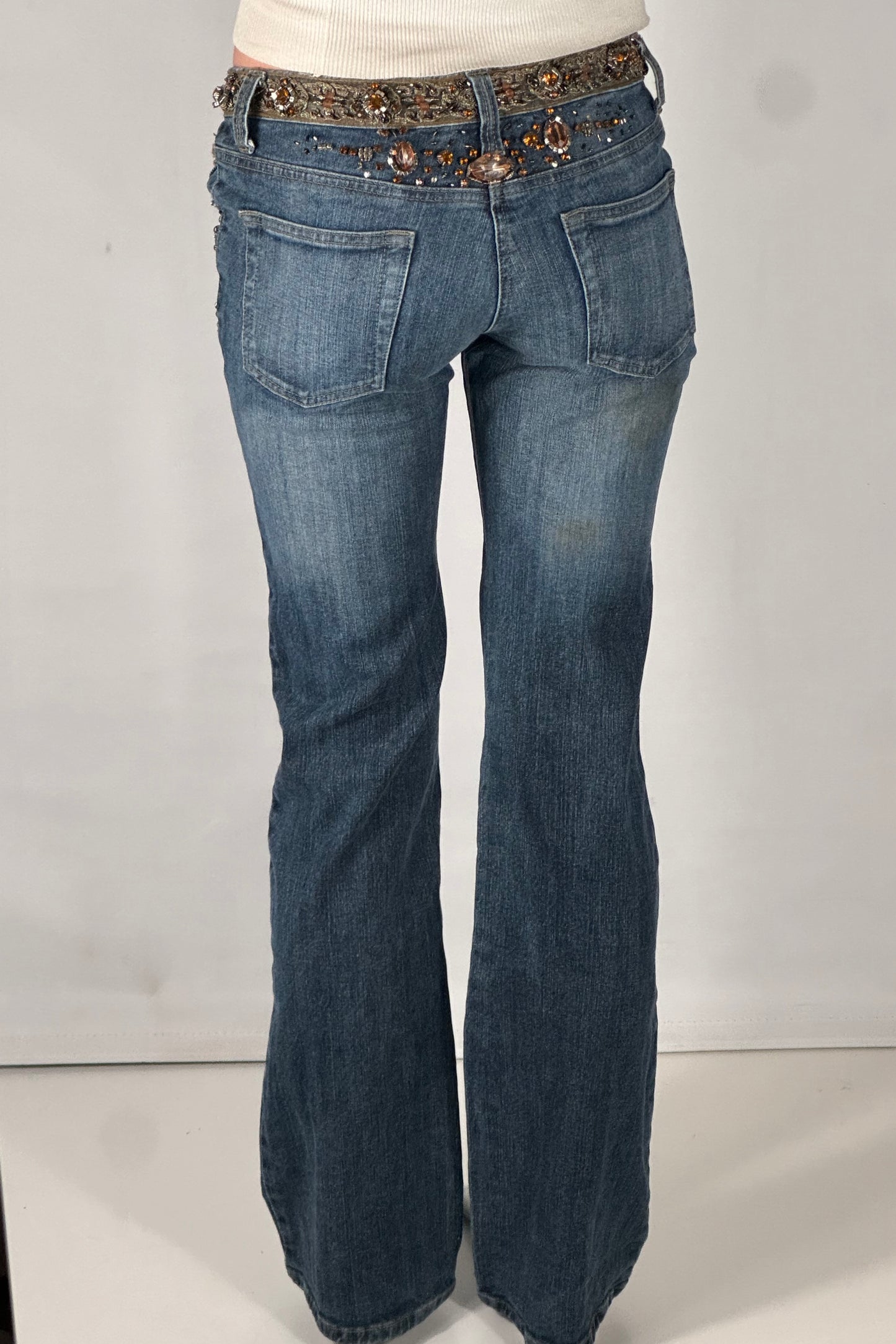 Lågmidjade jeans stl: XXS