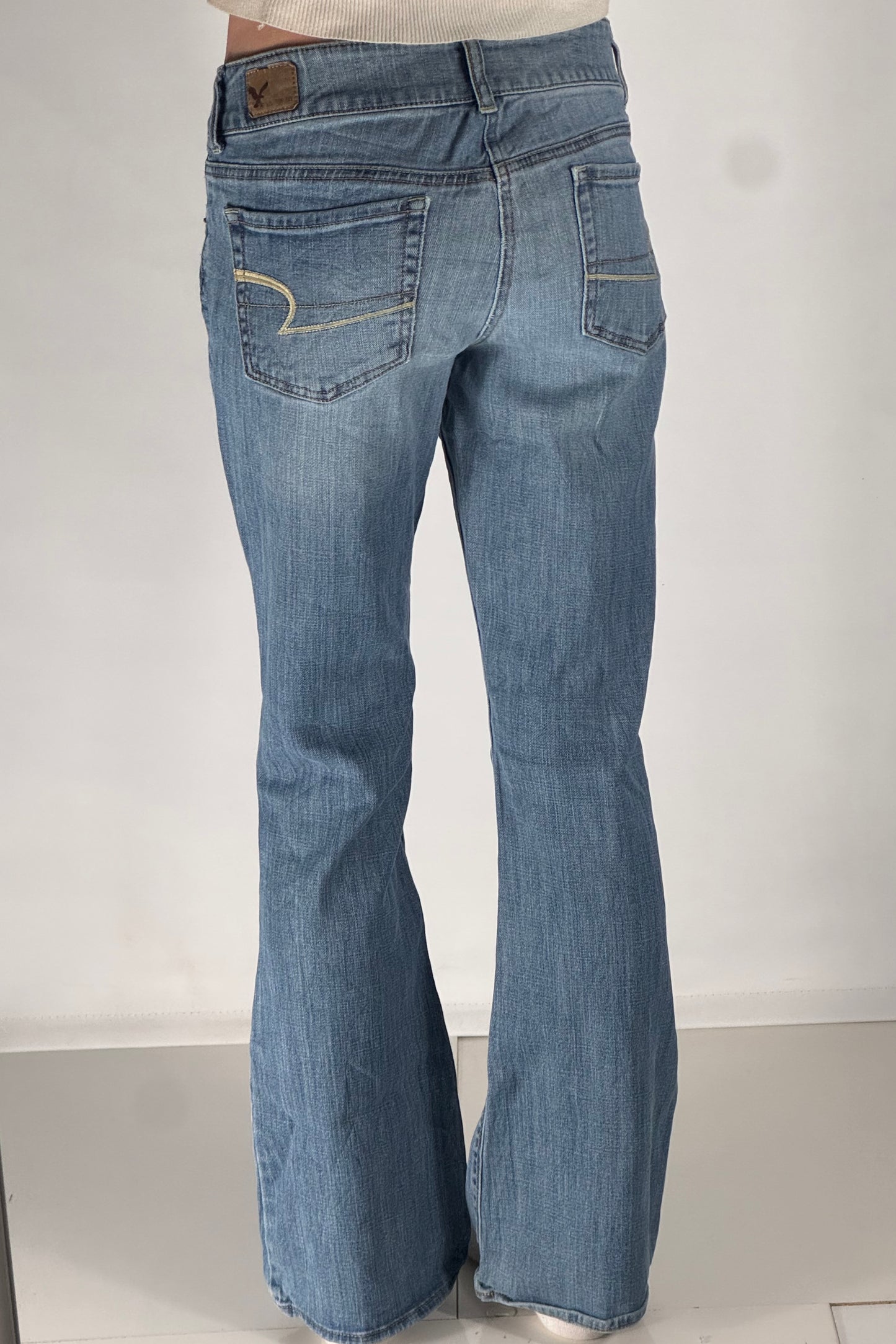 Lavtaljede jeans str: S