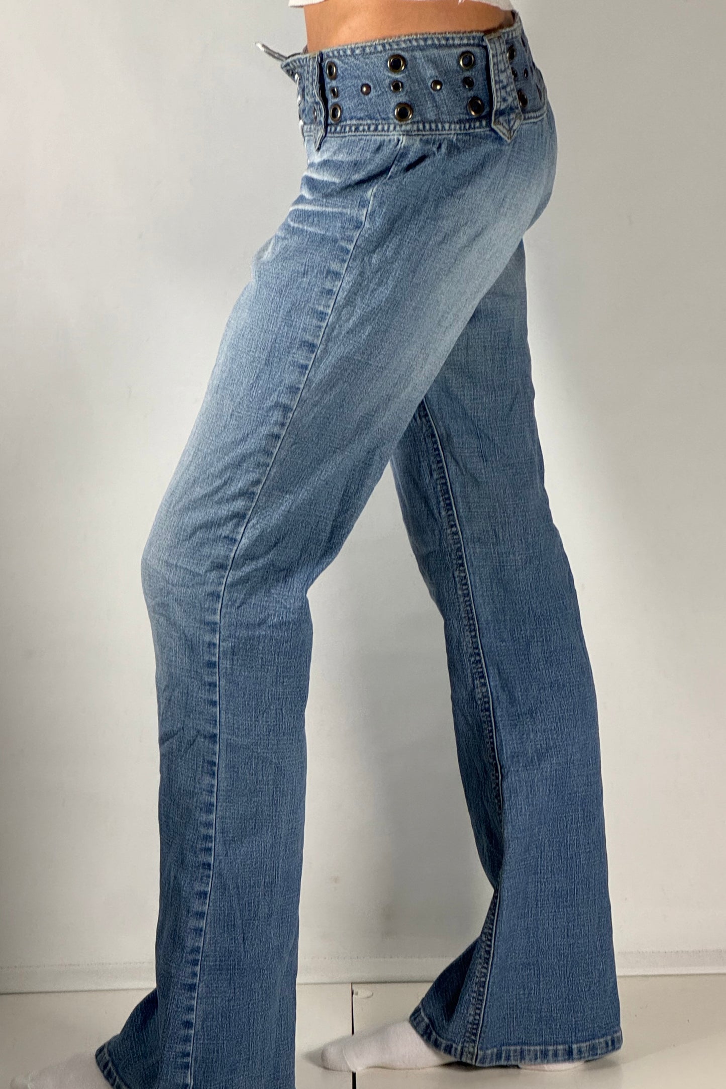 Lågmidjade jeans stl: S/M