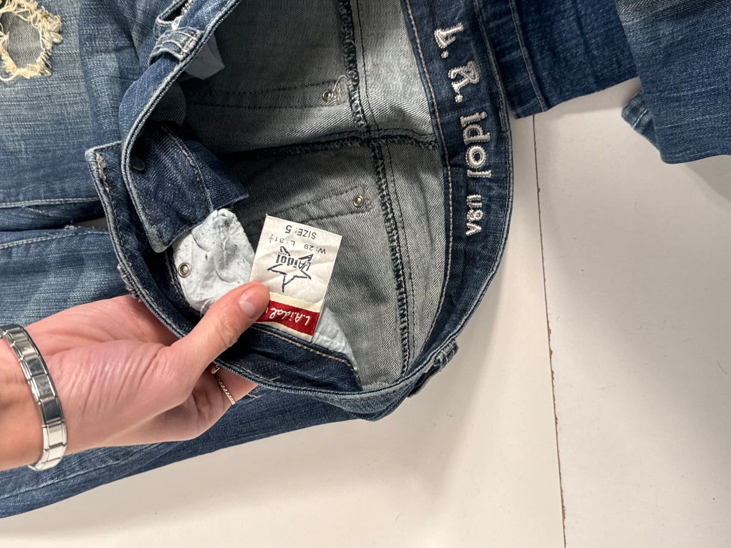 Lågmidjade jeans stl: XS