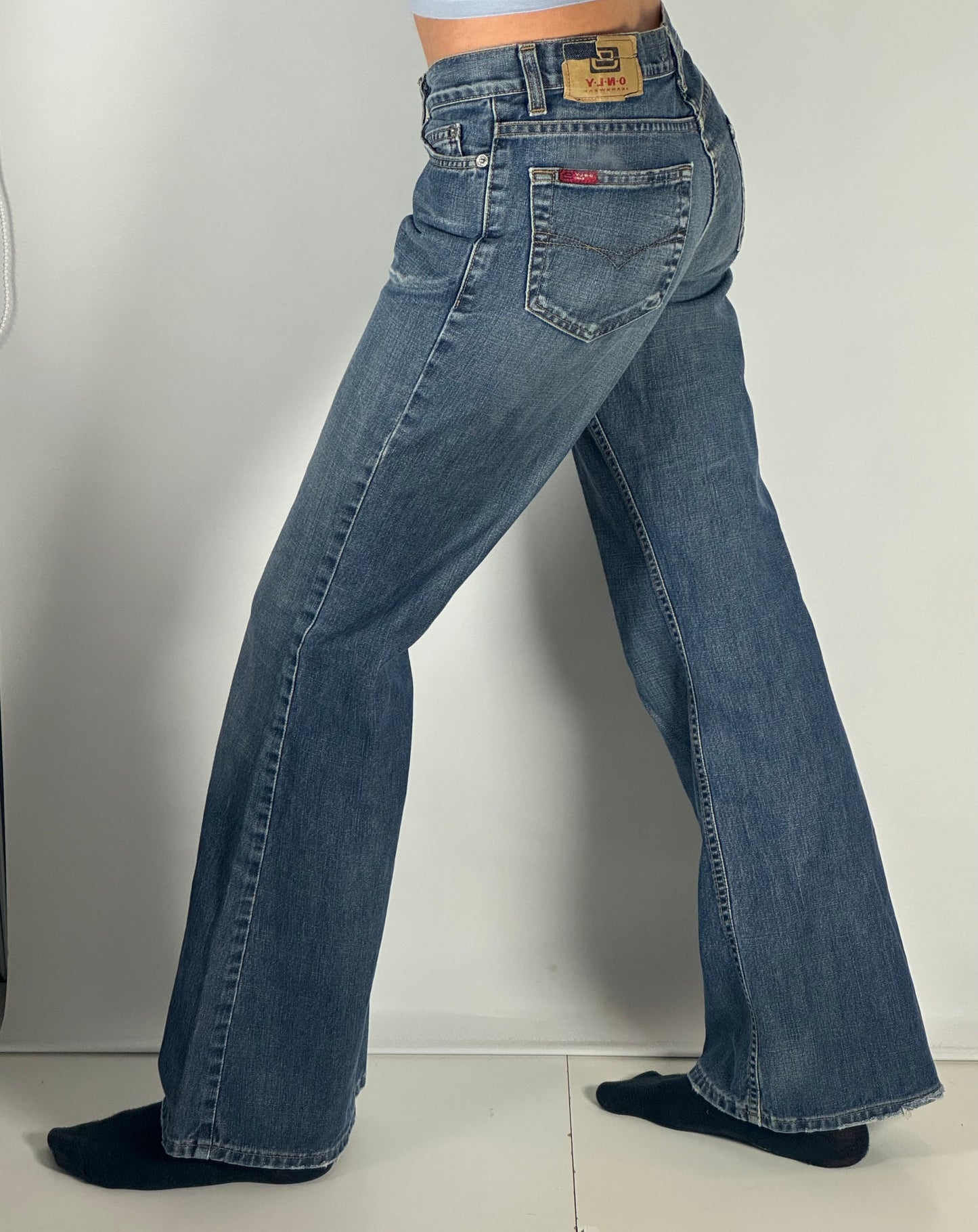 Lågmidjade jeans stl: S