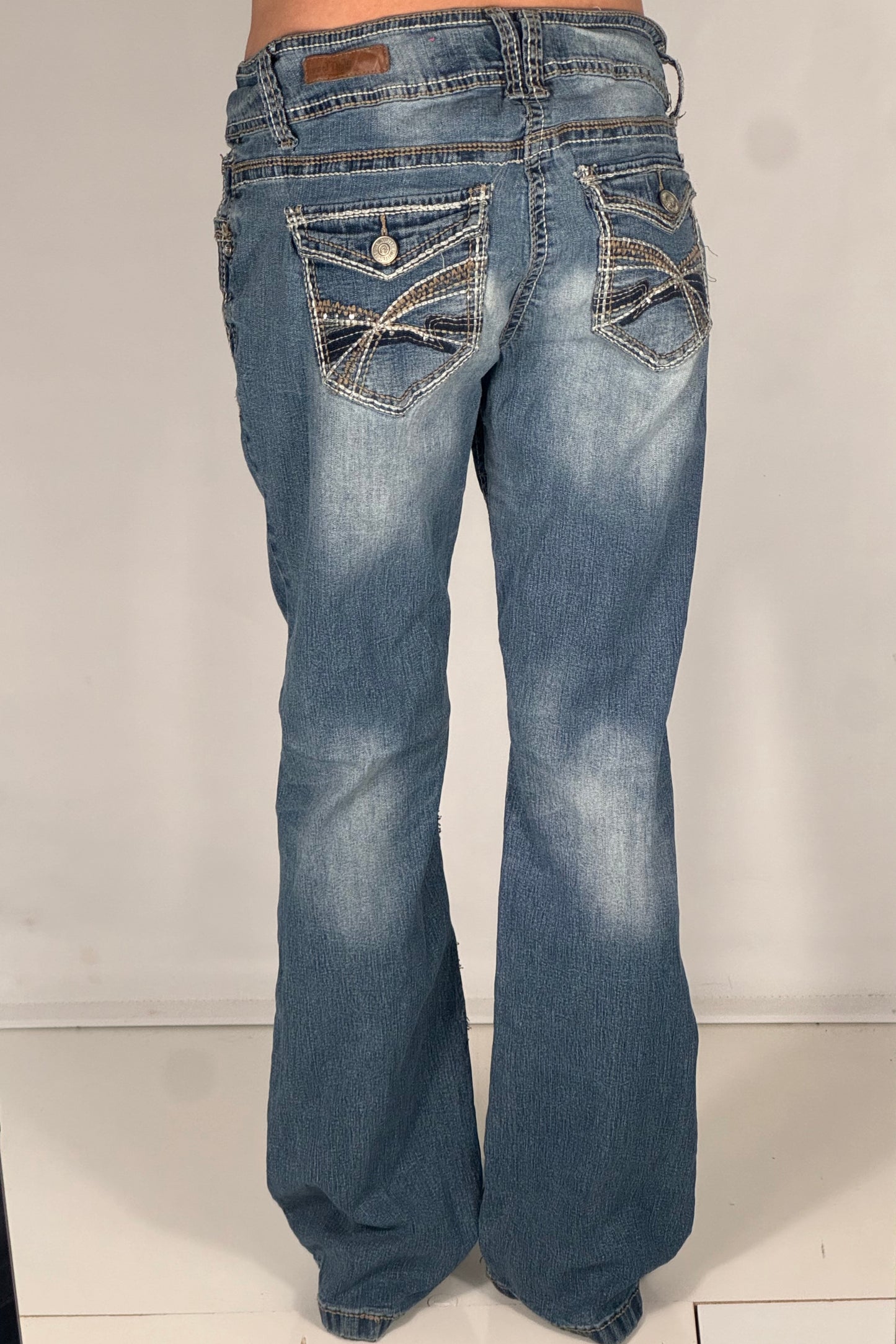 Lågmidjade jeans stl: M