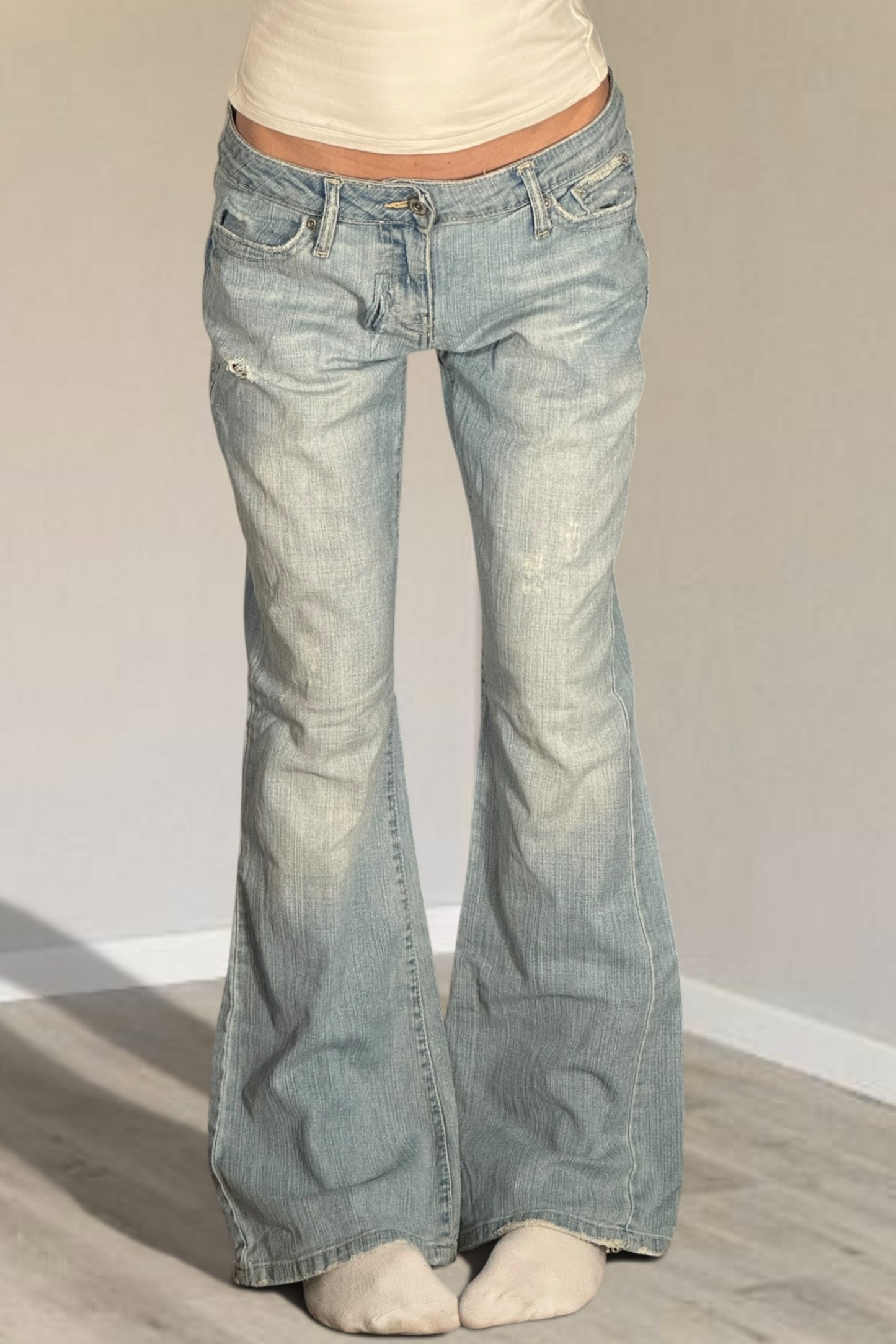 Lågmidjade jeans stl: M