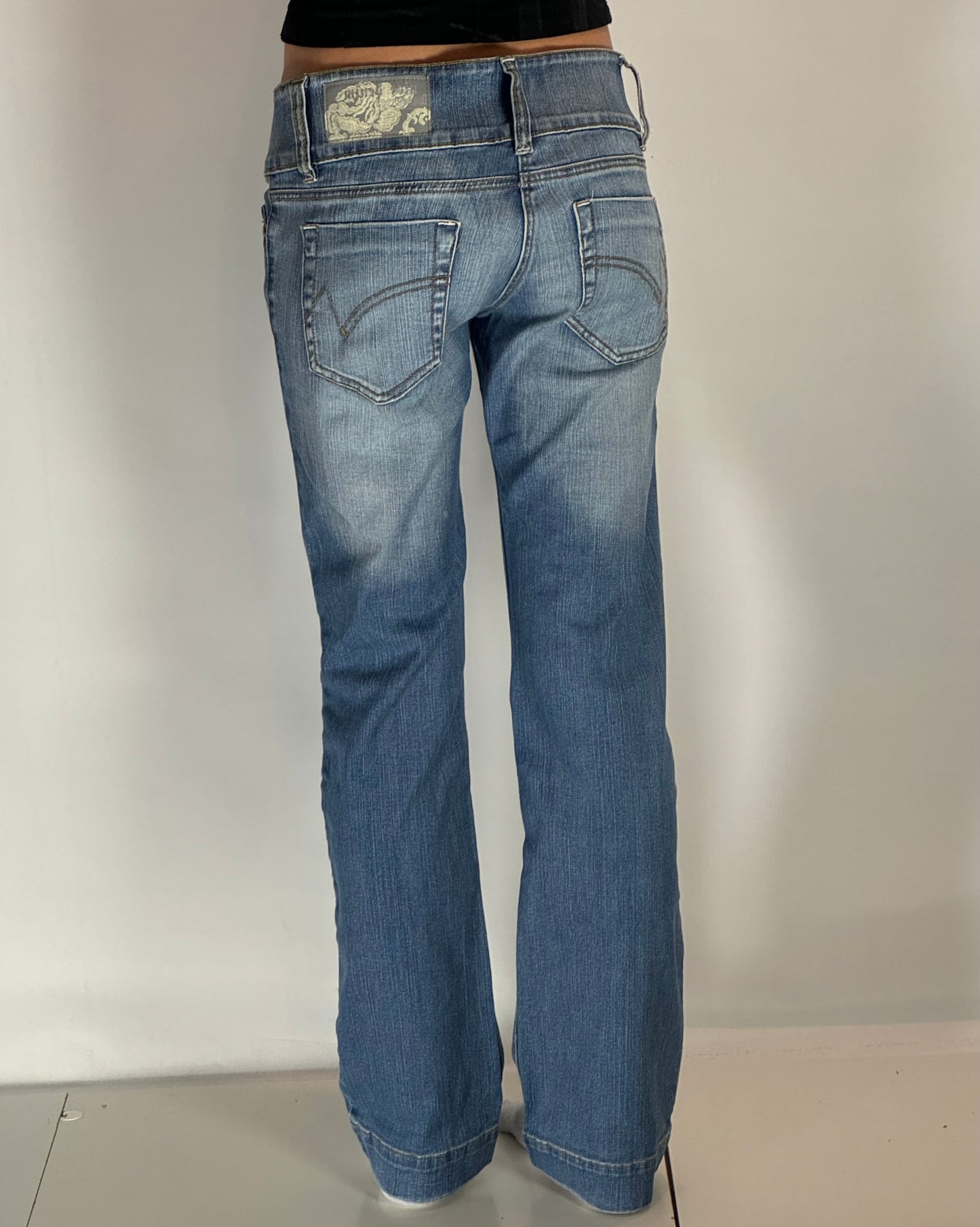 Lågmidjade jeans stl: S