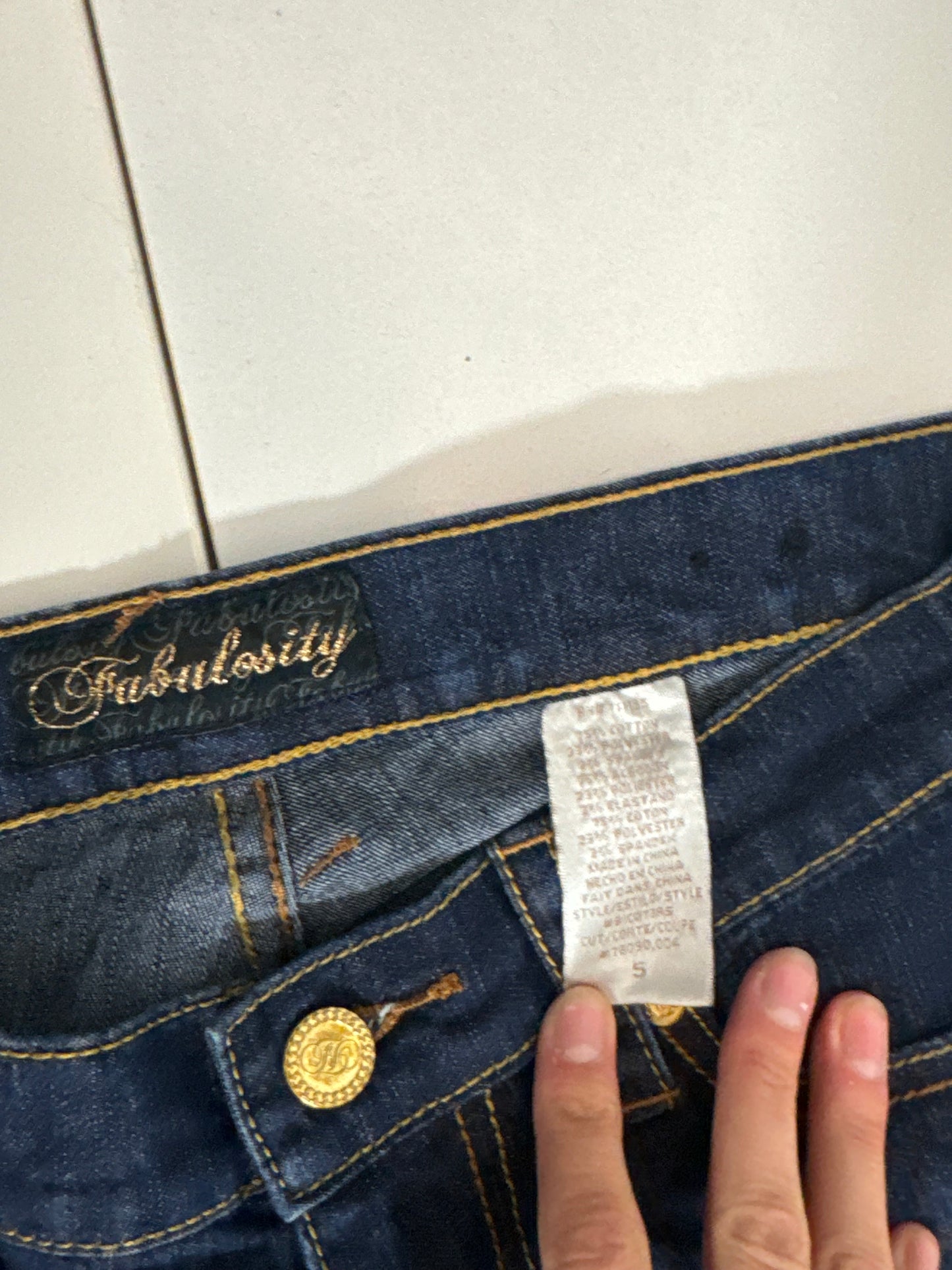 Lågmidjade jeans stl: XS