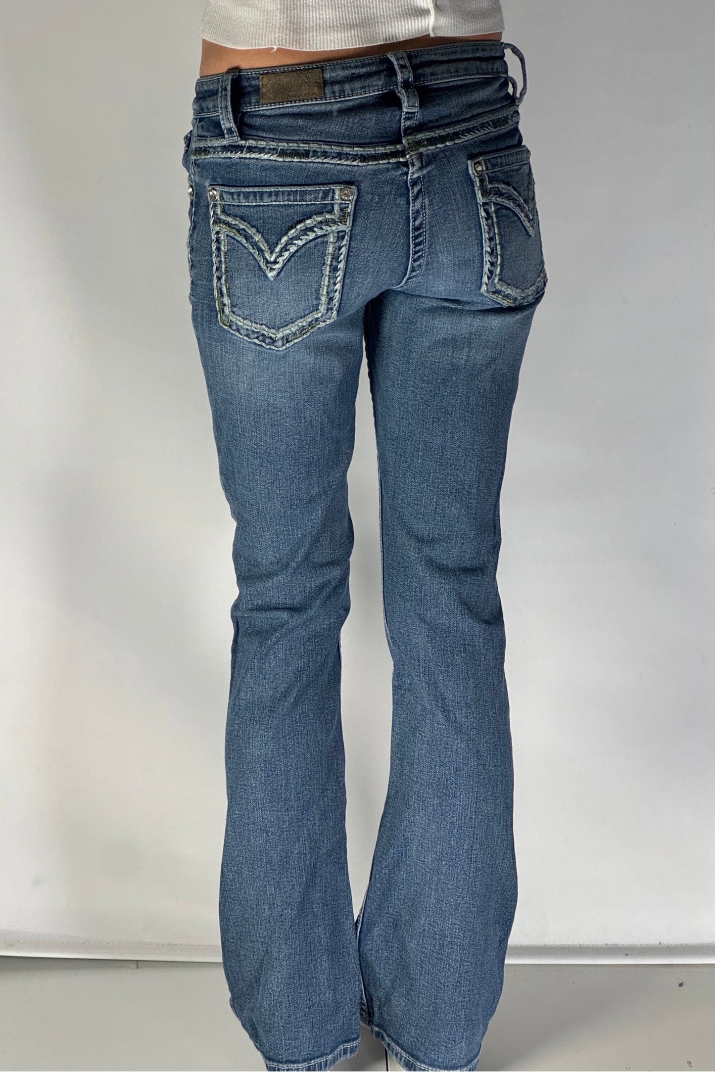 Lågmidjade jeans stl: XXS