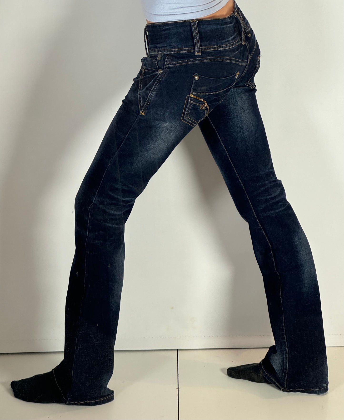 Lågmidjade jeans stl: S
