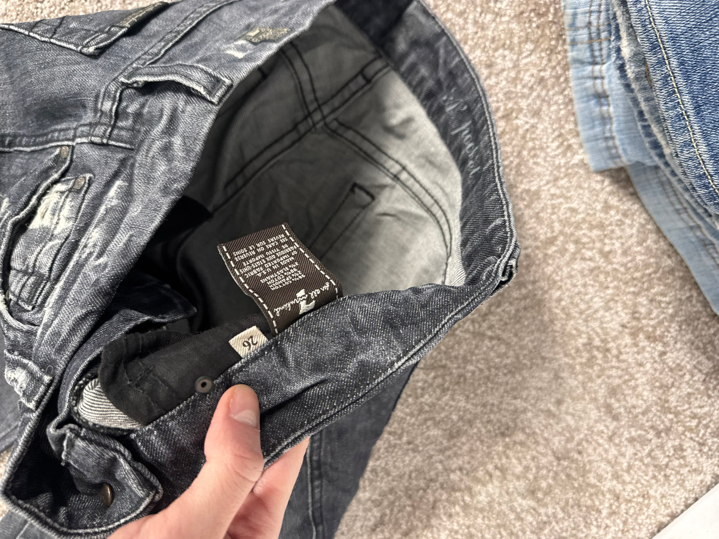 Lågmidjade jeans stl: S