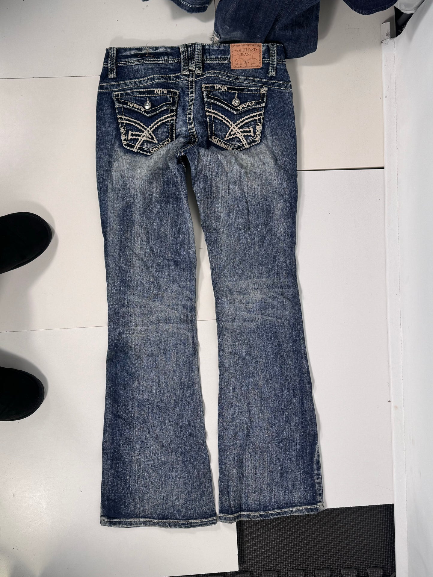 Lågmidjade jeans stl: S/M