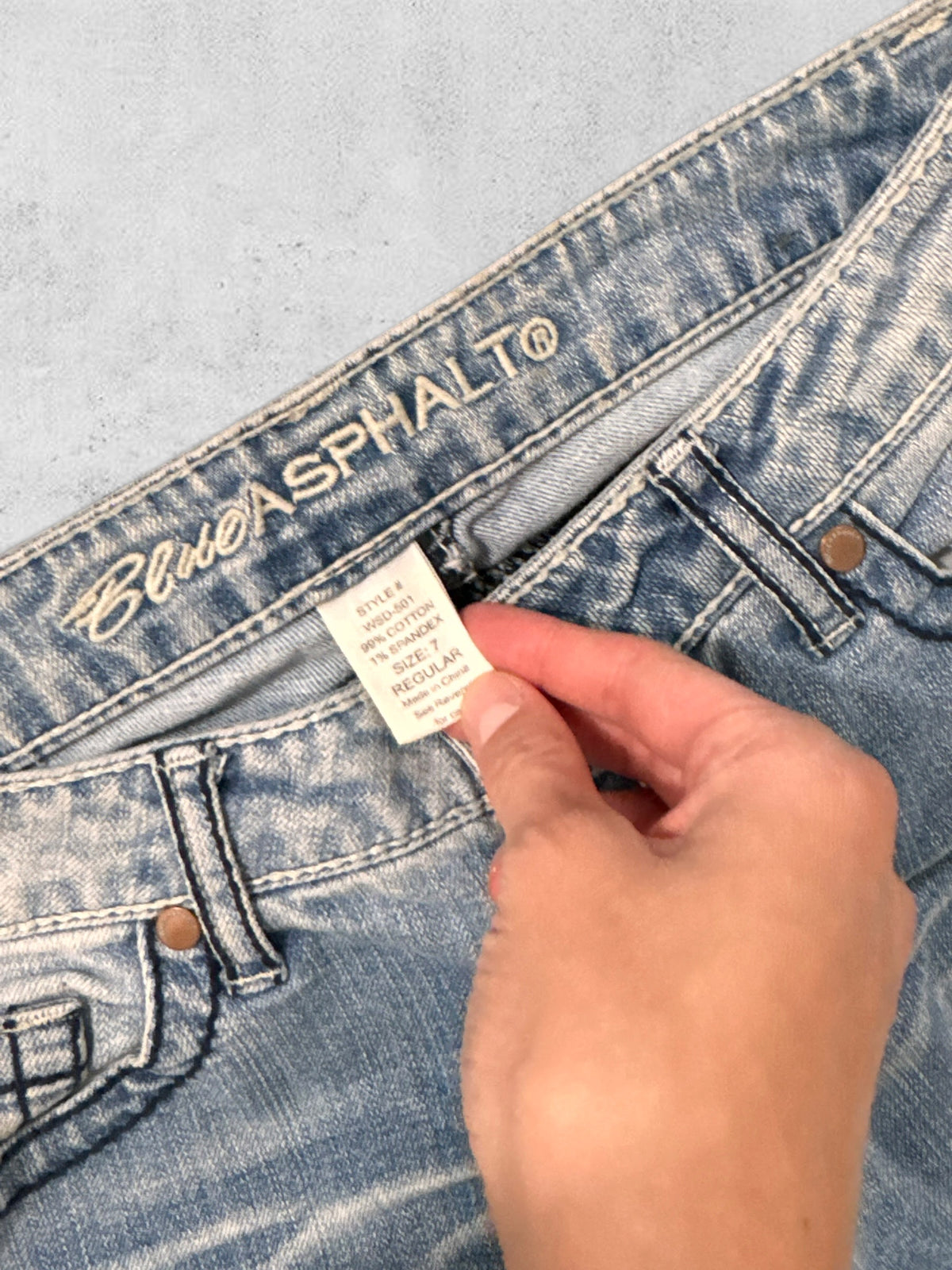 Lågmidjade jeans stl: XS