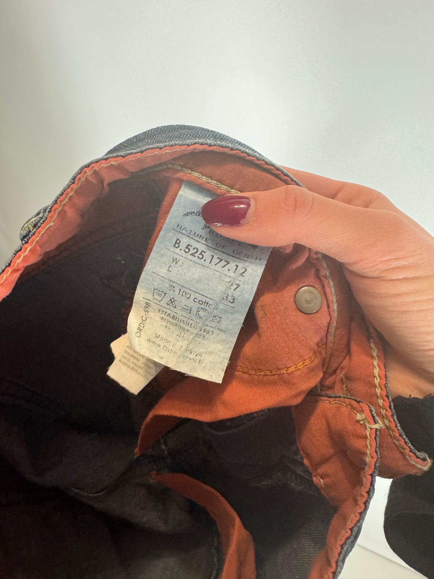 Lågmidjade jeans stl: XS