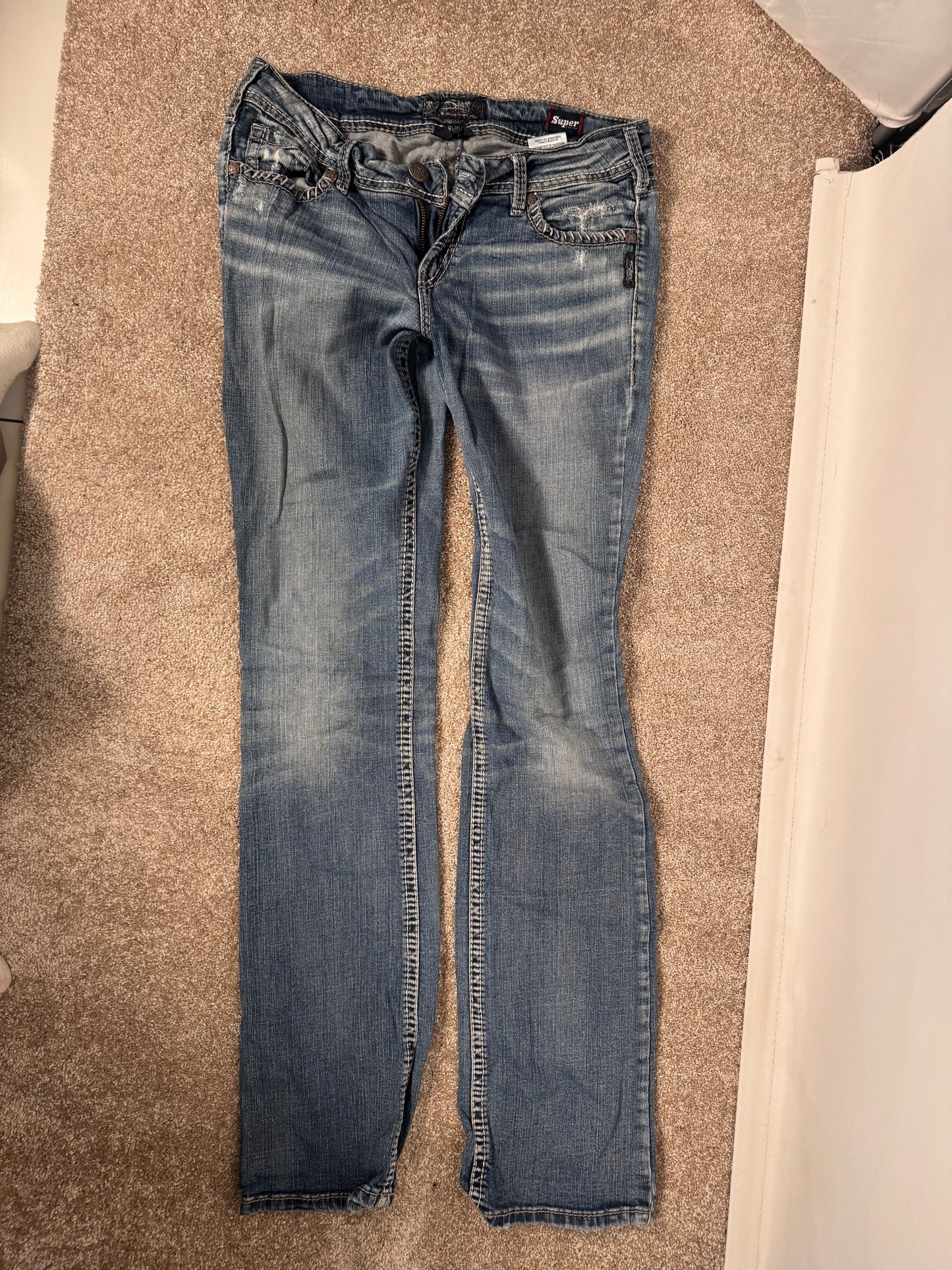 Lågmidjade jeans stl: M