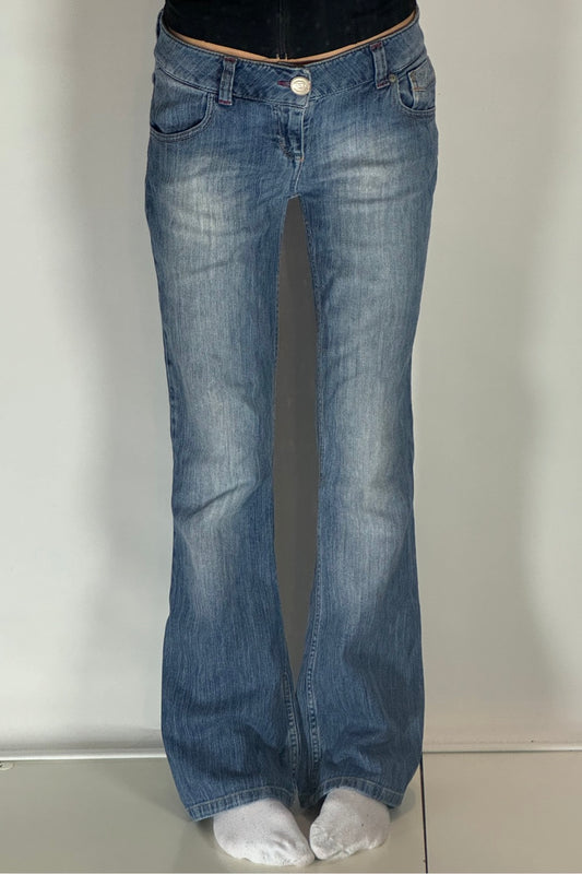Lågmidjade jeans-stl: S