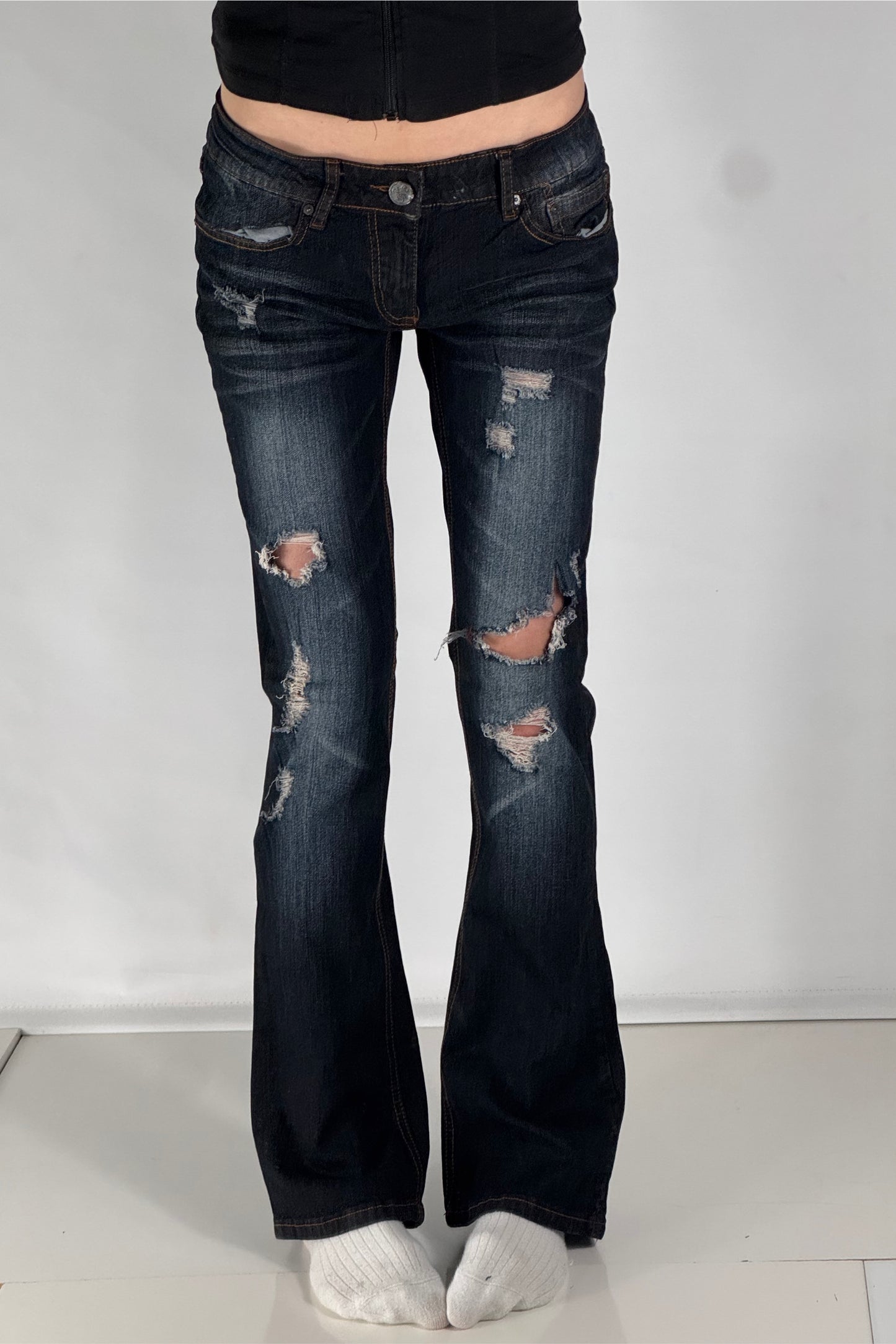 Lågmidjade jeans stl: S