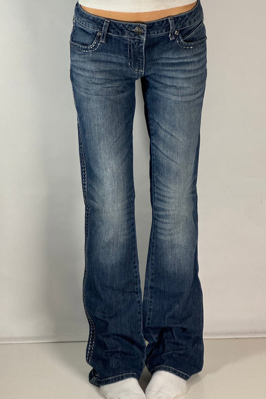 Lågmidjade jeans stl: S