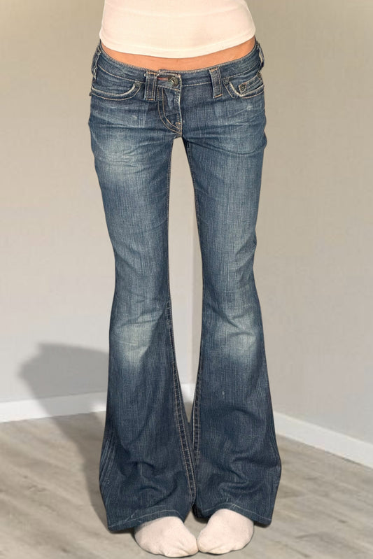 Lågmidjade jeans stl: S