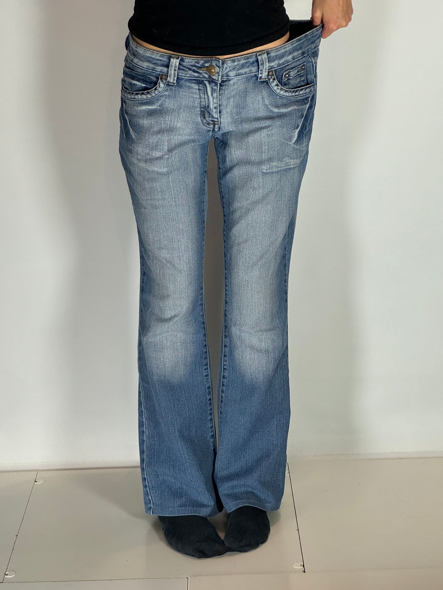 Lågmidjade jeans stl: M