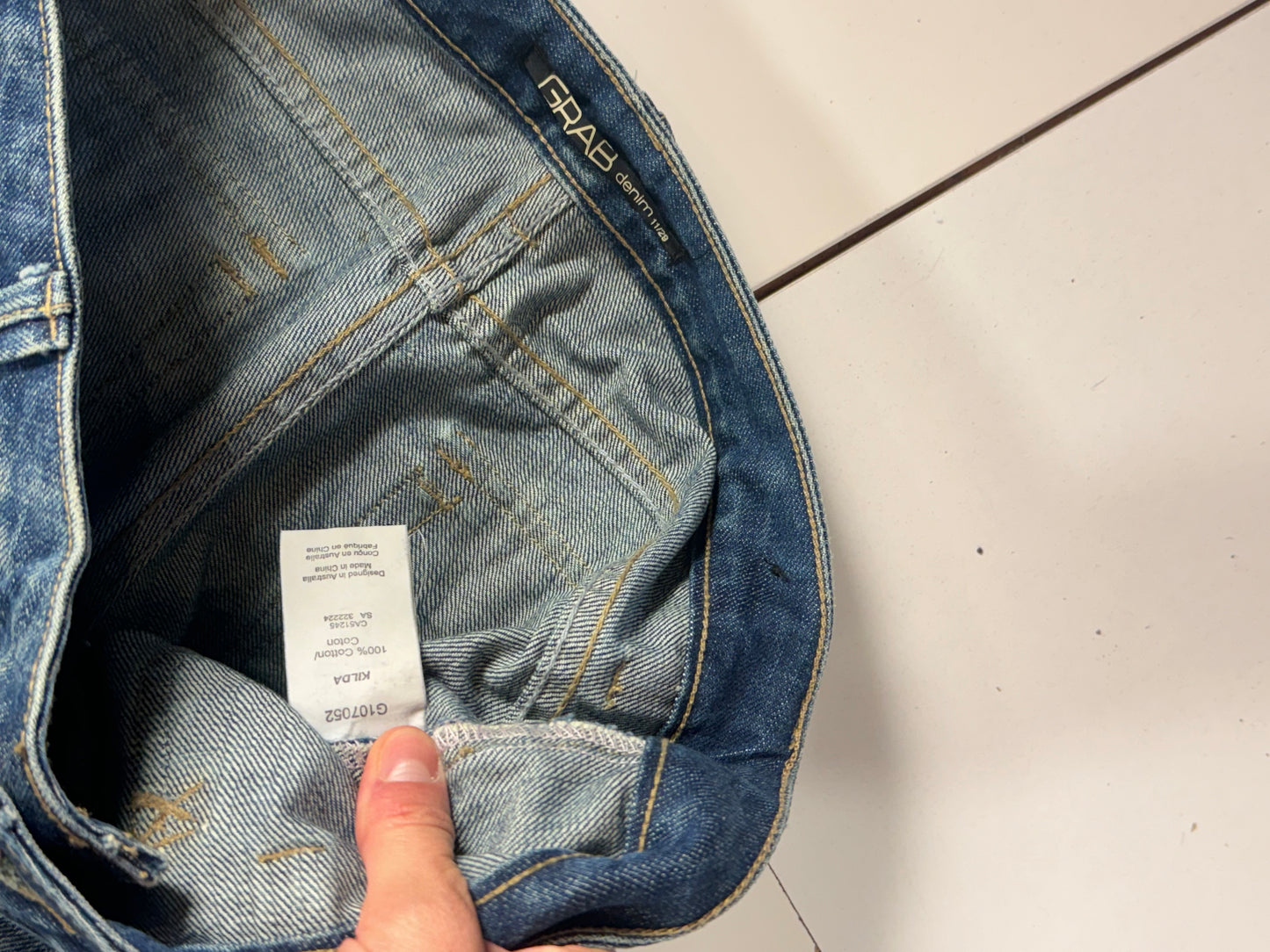 Lågmidjade jeans stl: M