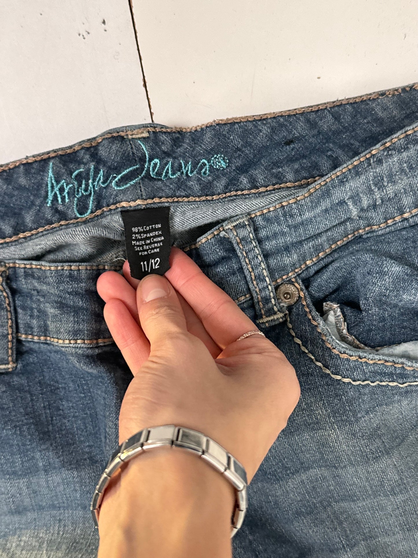 Lågmidjade jeans stl: S/M