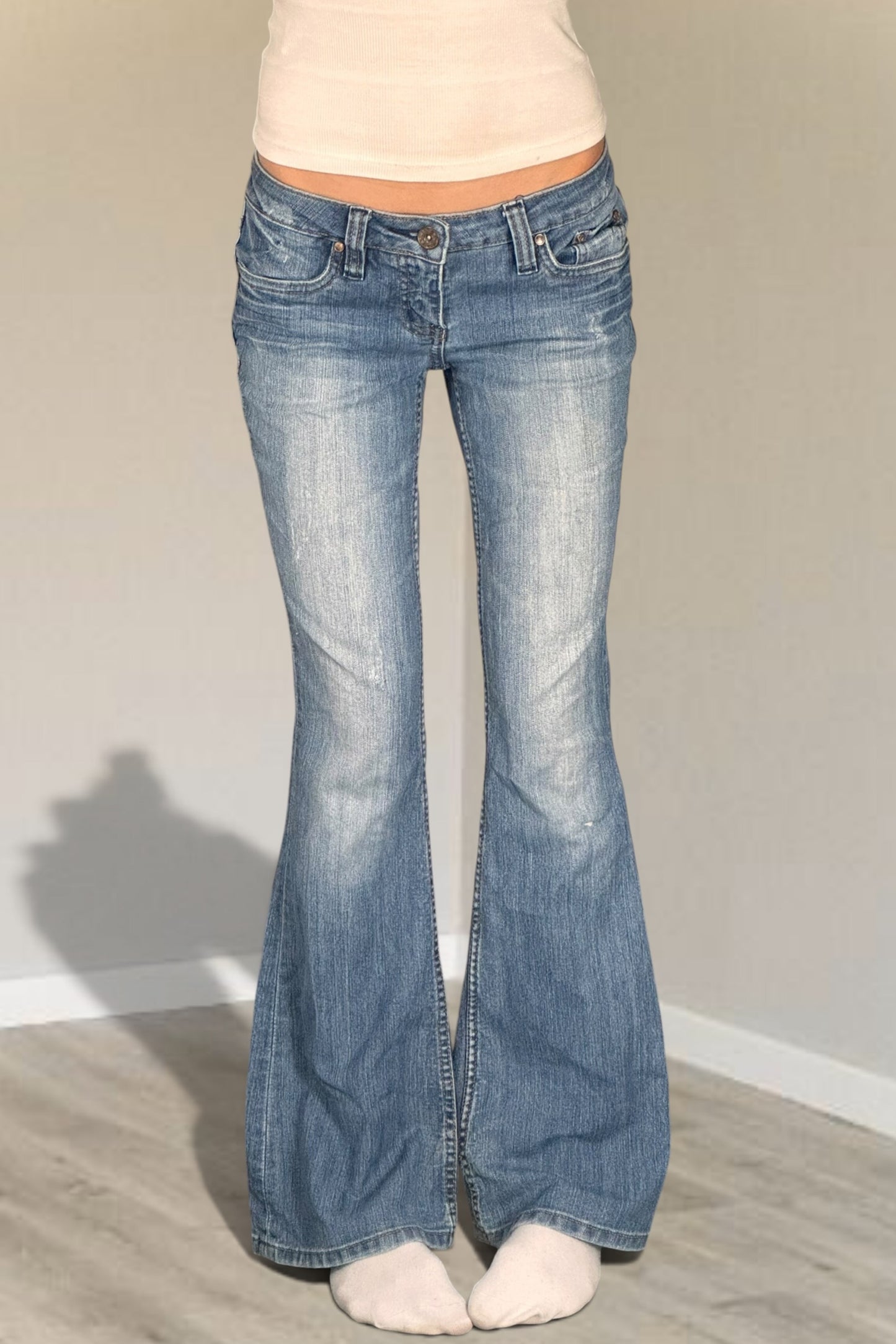 Lågmidjade jeans stl: XS/S