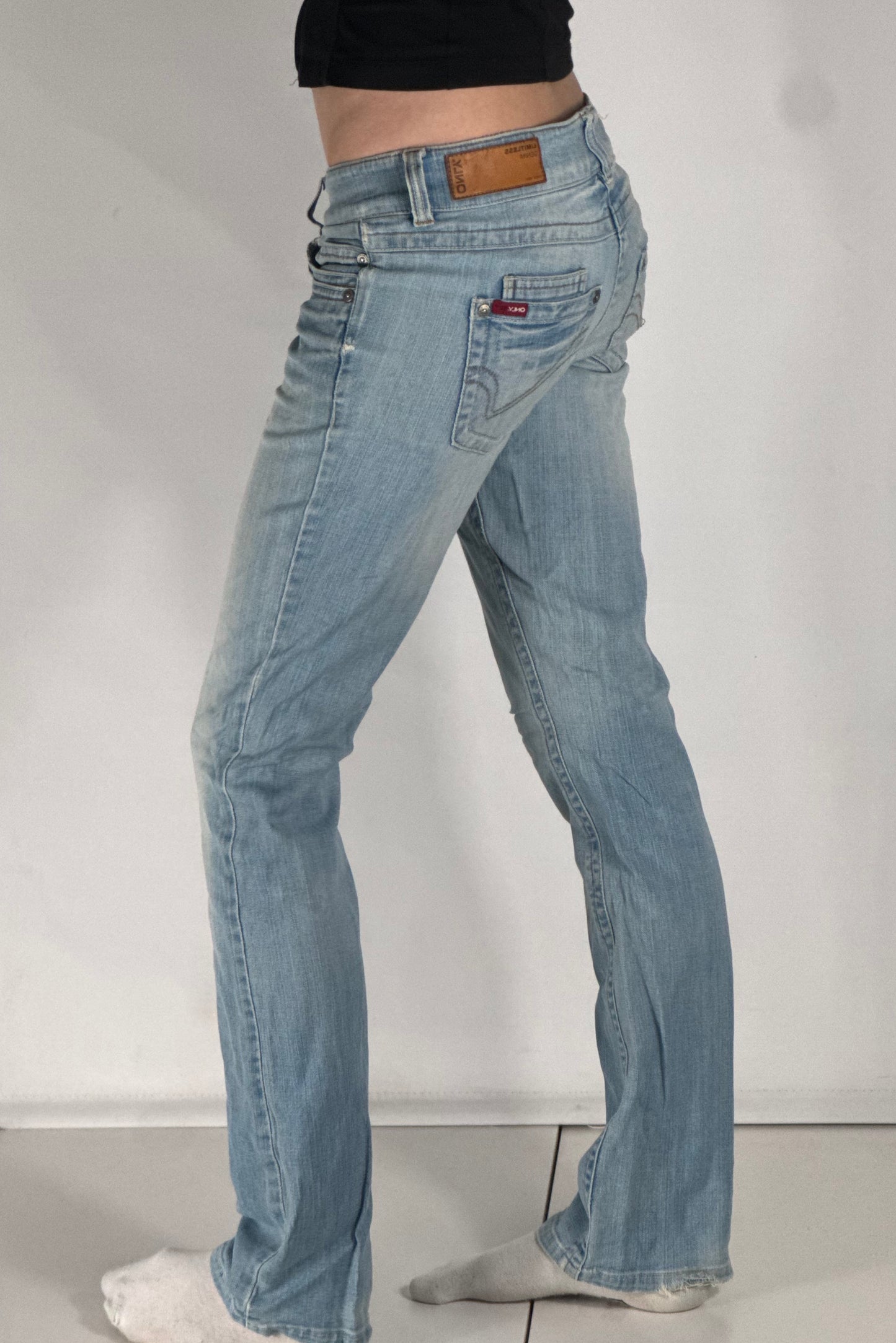 Lågmidjade jeans stl: S