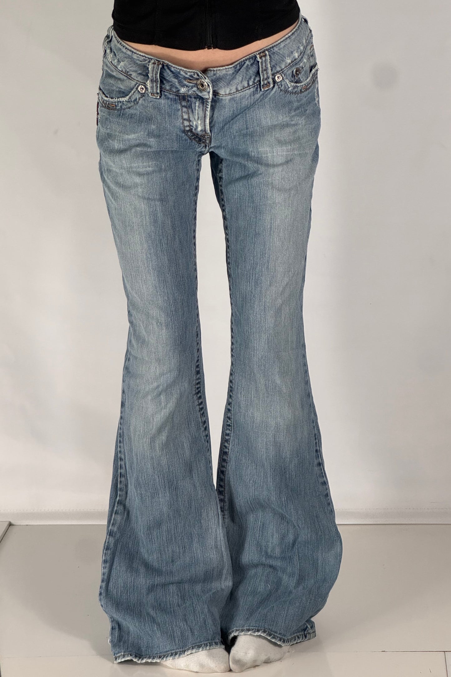 Lågmidjade jeans stl: L