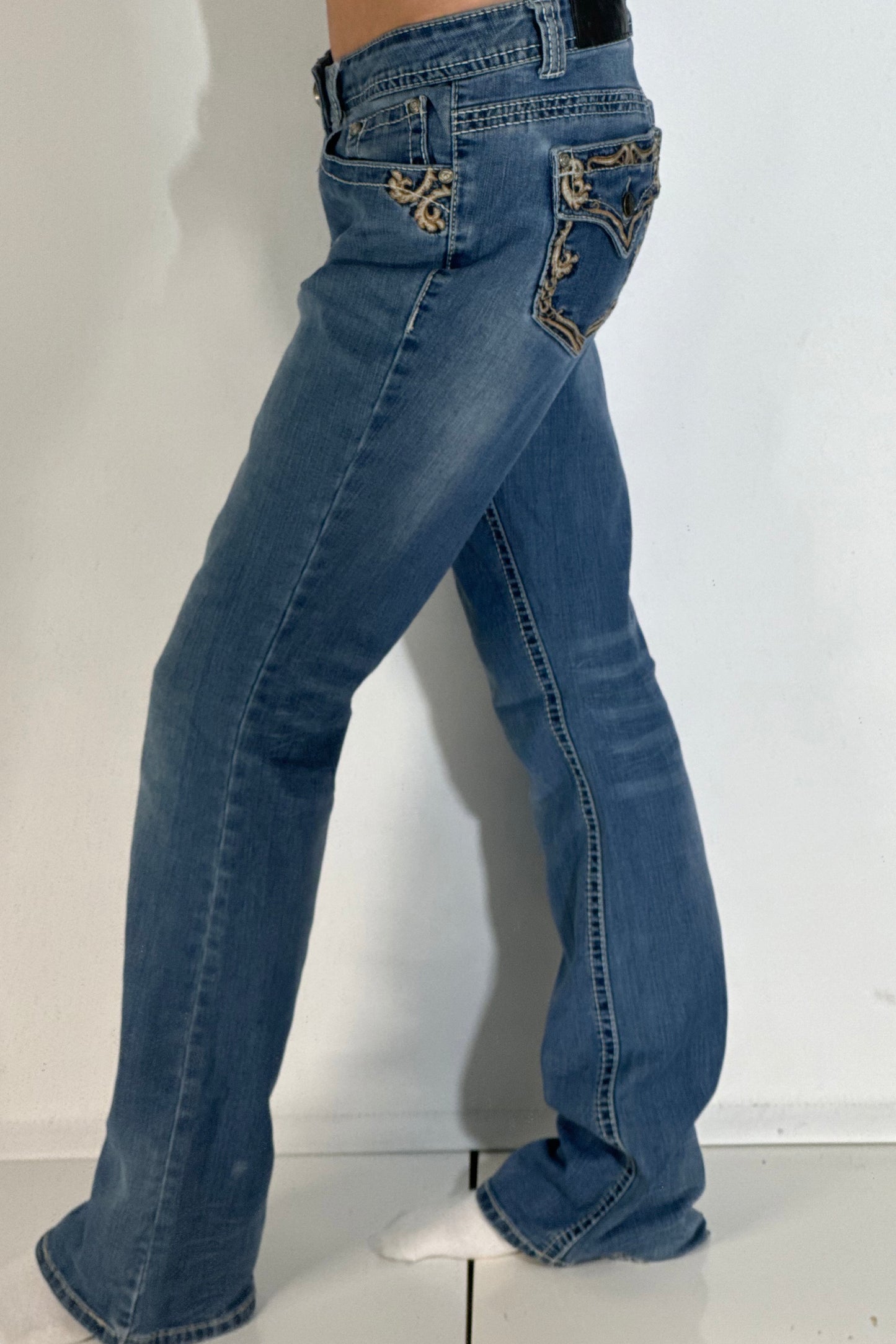 Lågmidjade jeans stl: S