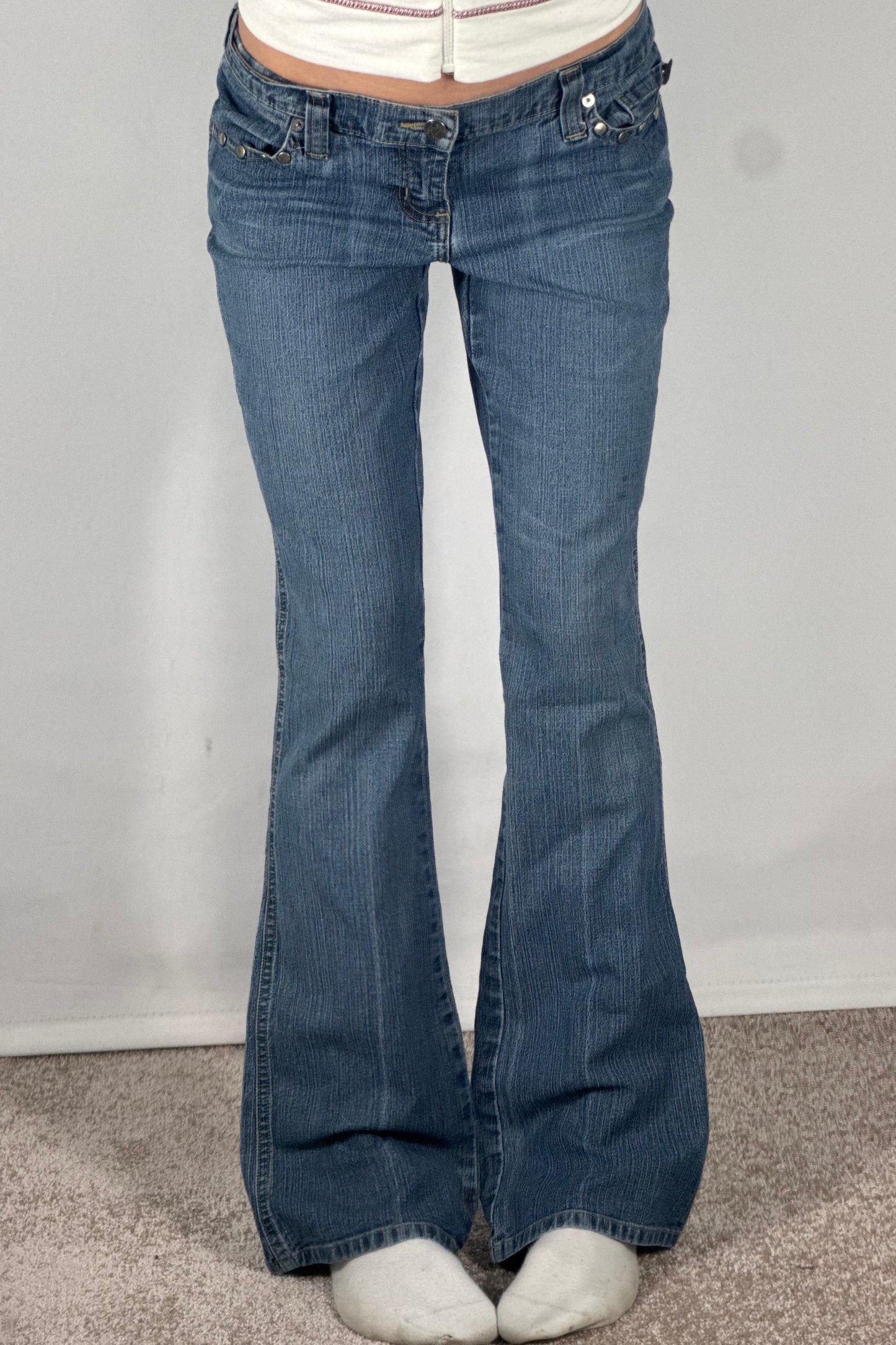 Lågmidjade jeans stl: S/M