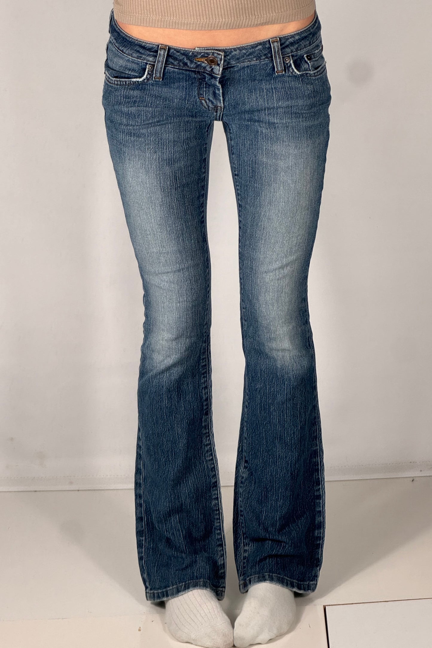 Lågmidjade jeans stl: XS