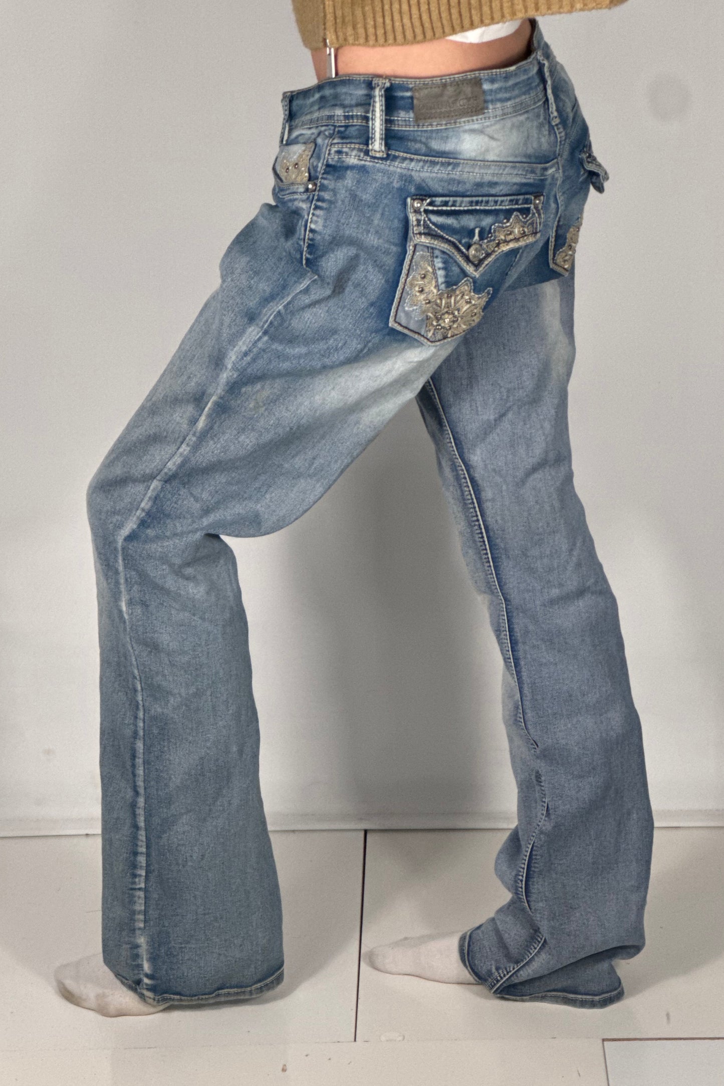 Lågmidjade jeans stl: M