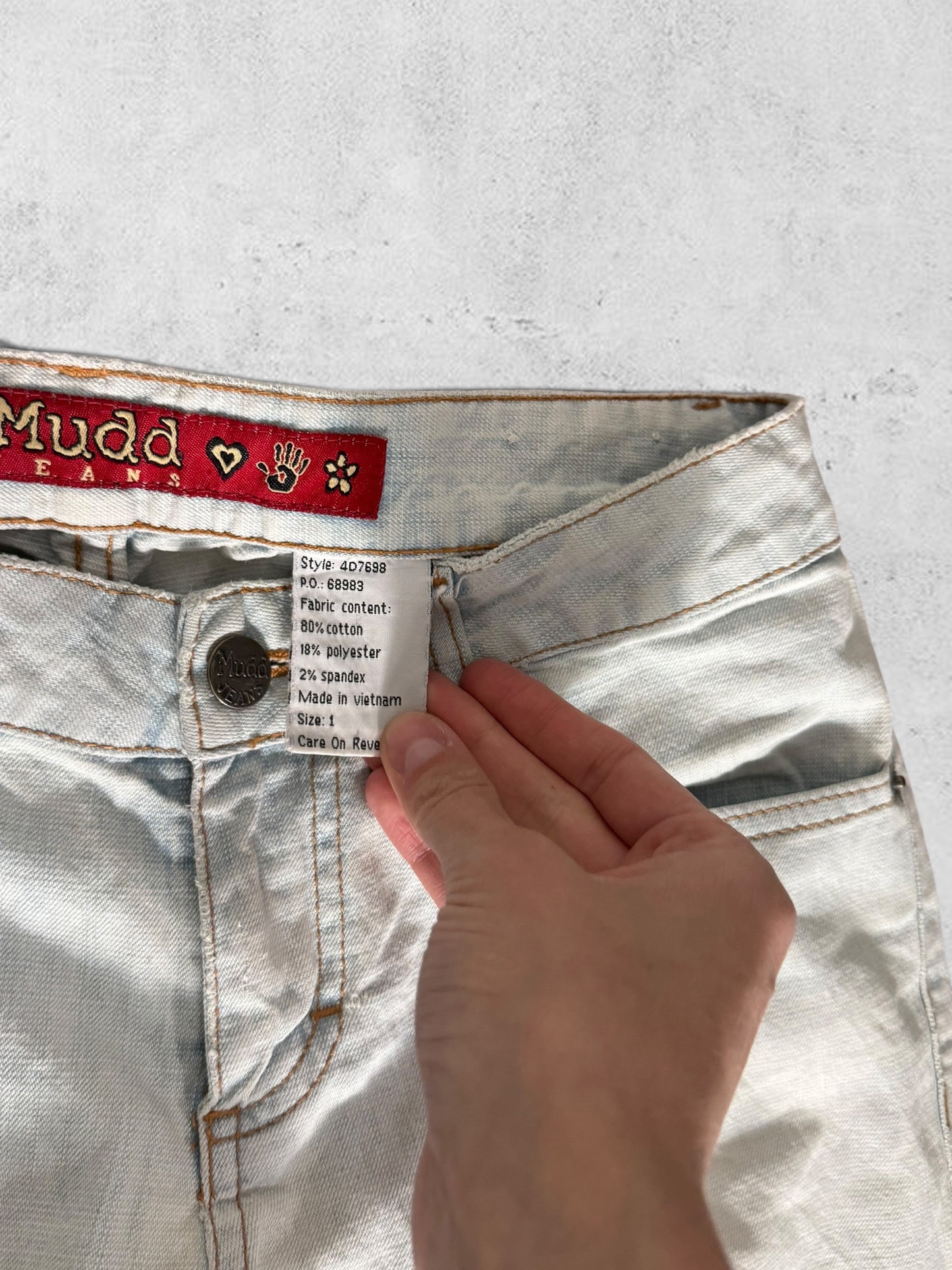 Lågmidjade jeans stl: XS