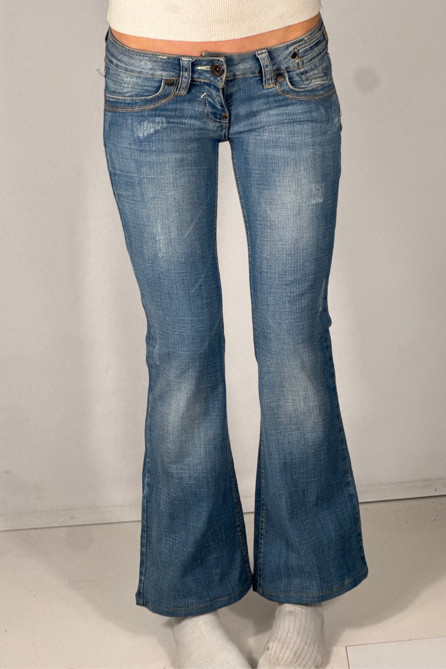 Lågmidjade jeans stl: XS
