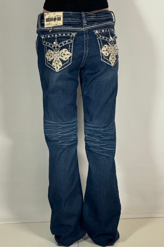 Lågmidjade jeans stl: M