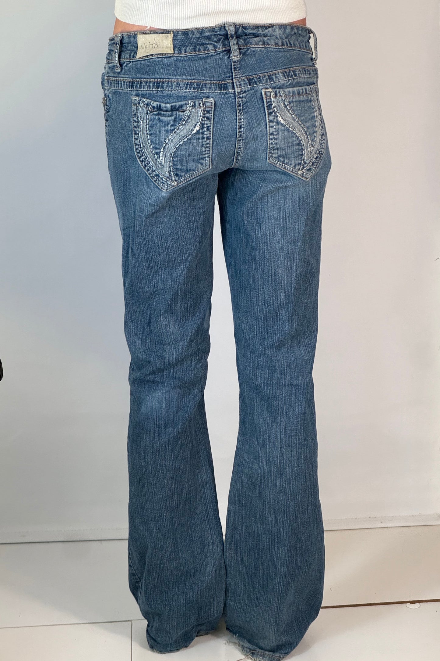Lågmidjade jeans stl: S