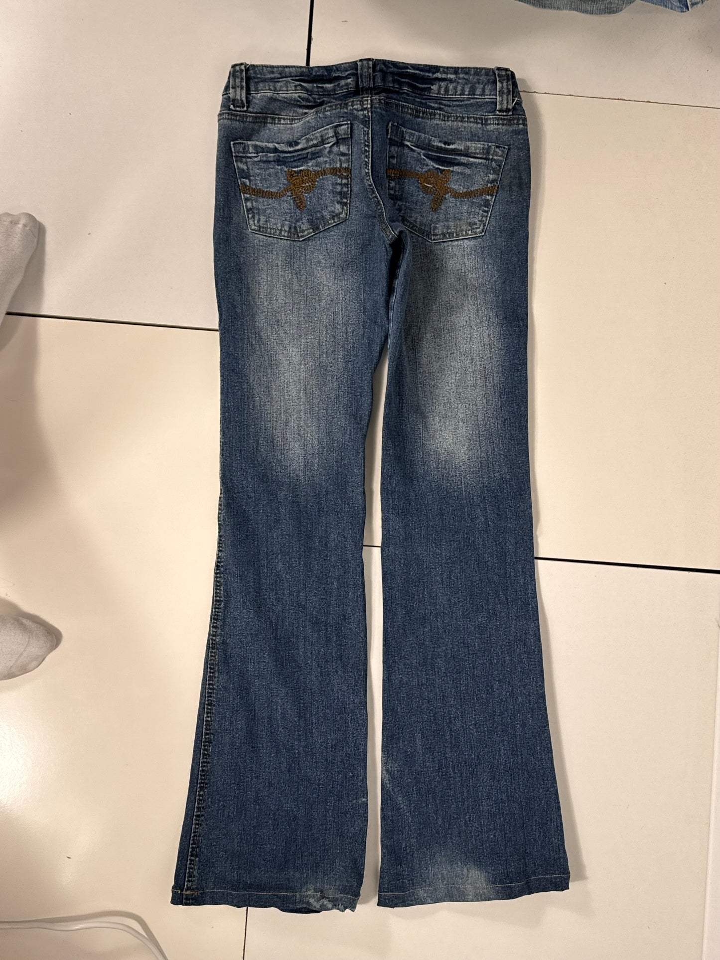 Lavlivede jeans str: XXS