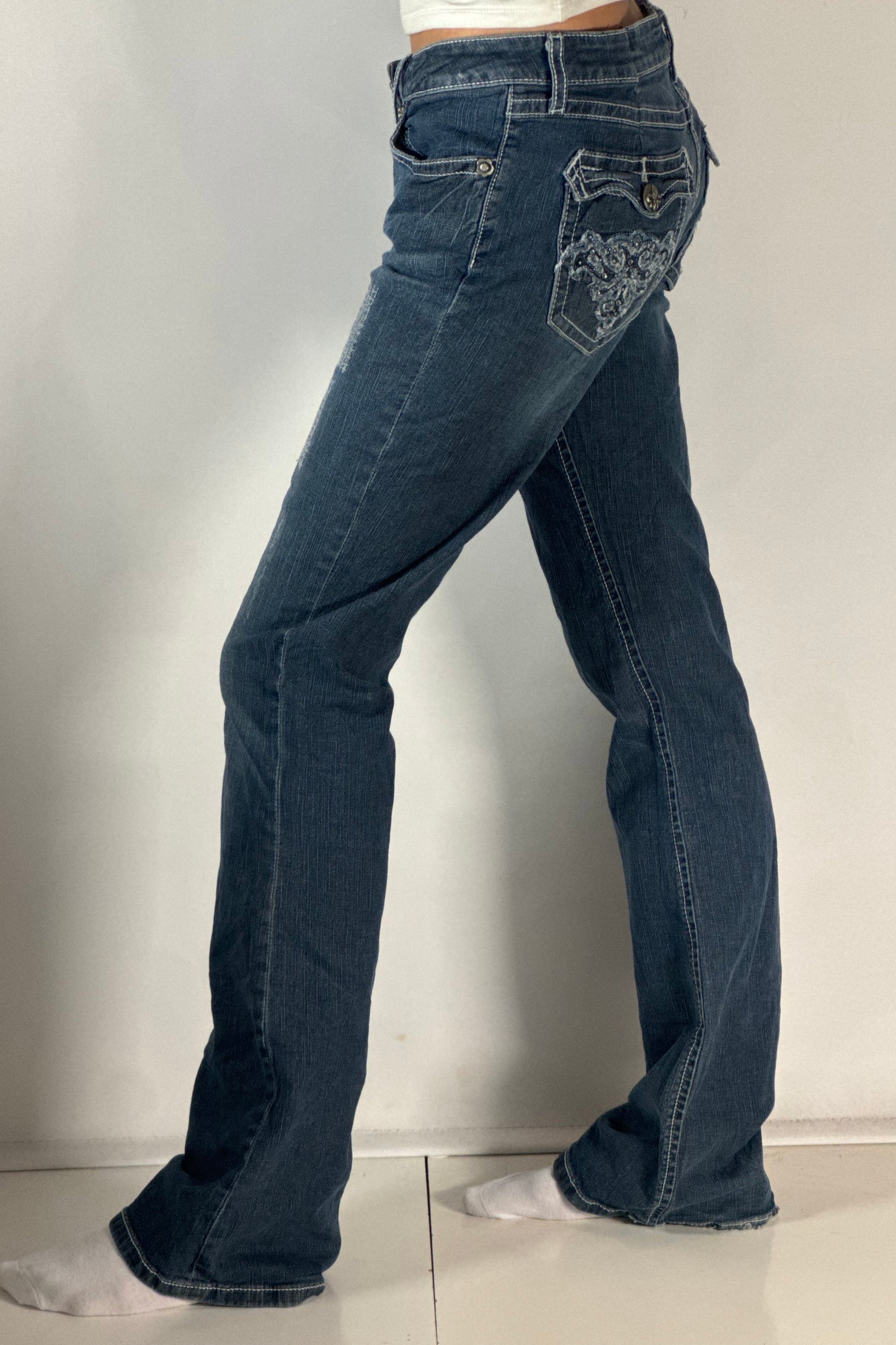 Lågmidjade jeans stl: S