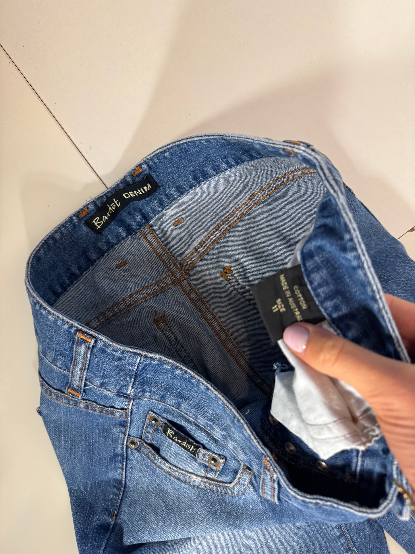 Lågmidjade jeans stl: S