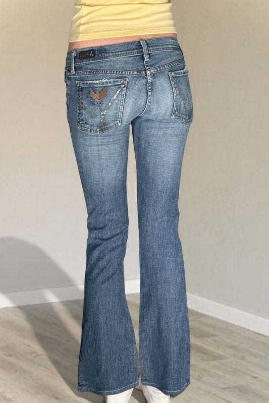 Lågmidjade jeans stl: XS